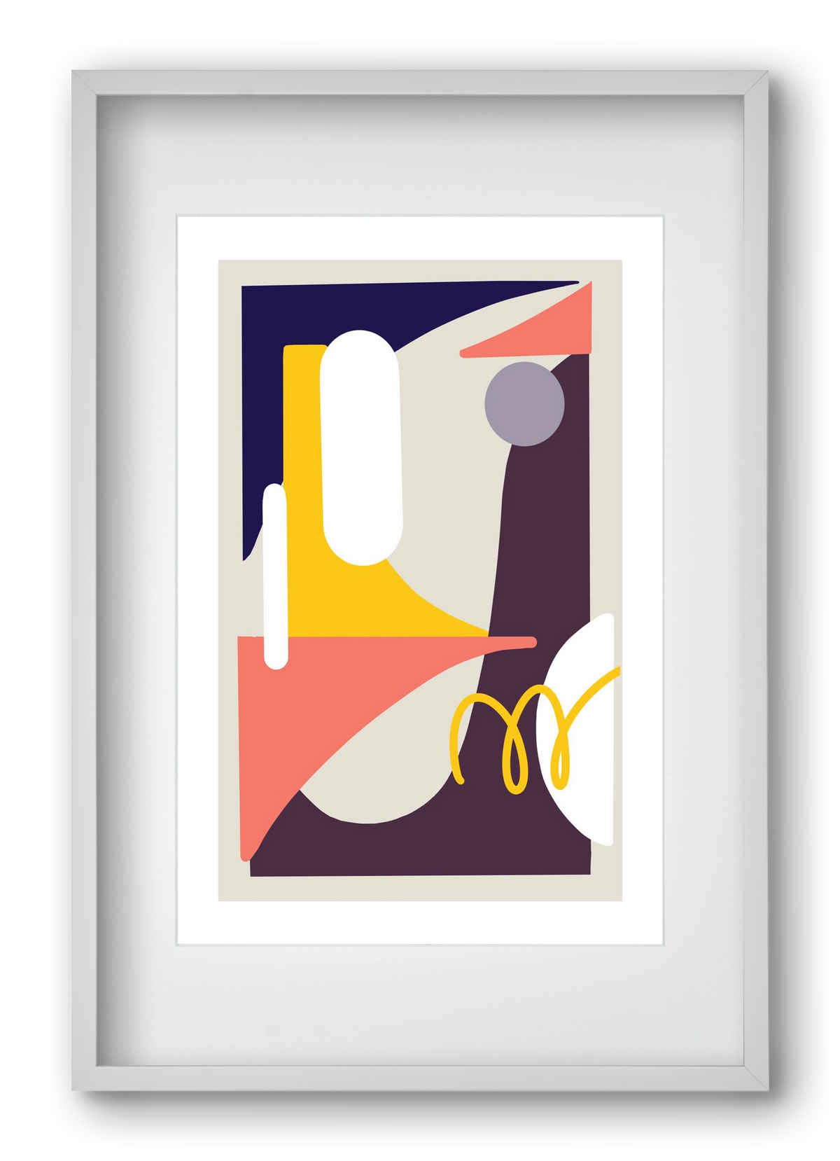 The Canyons, 40x60 cm (30x45 cm), Fehér keret, paszpartuval