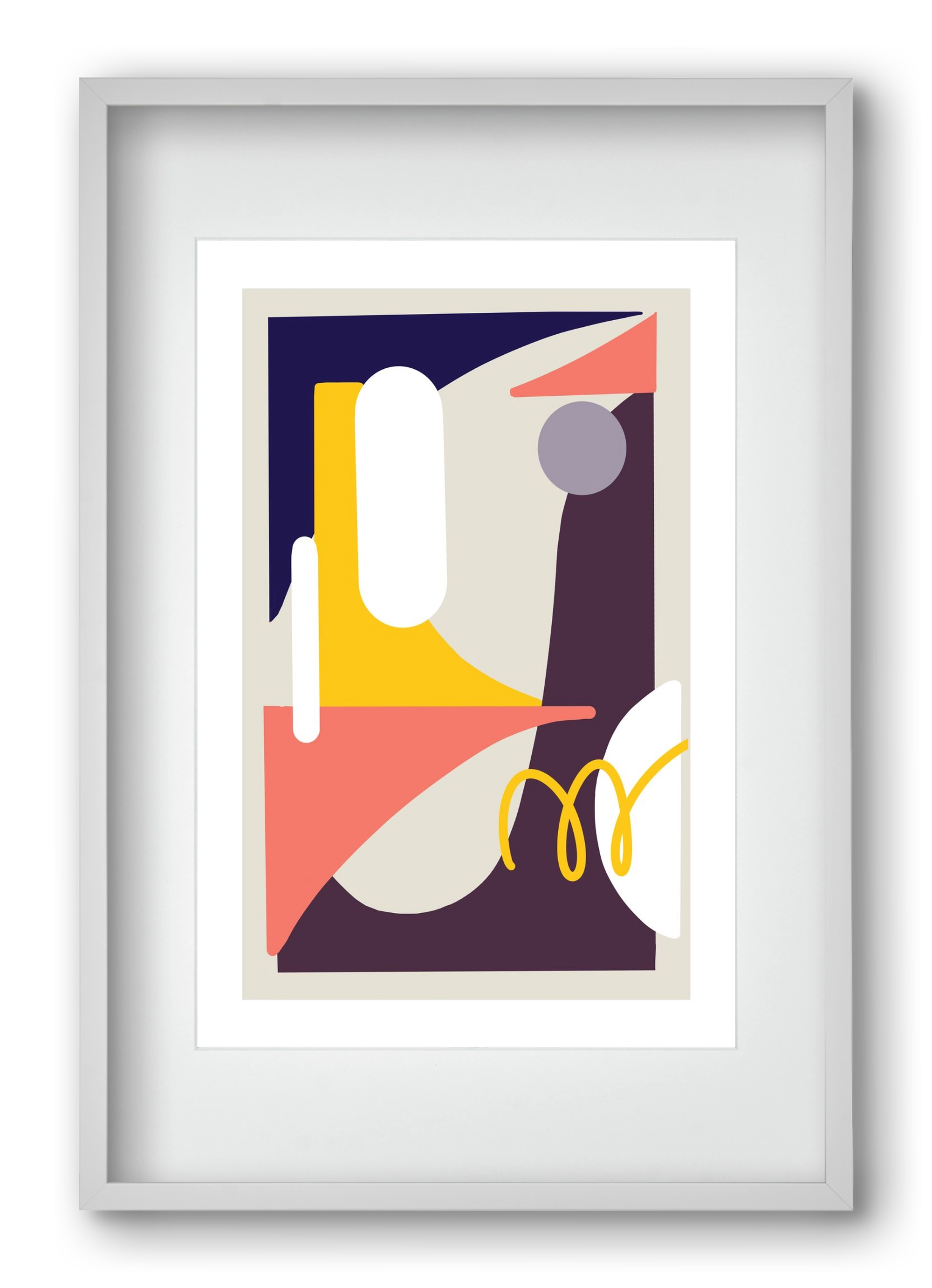 The Canyons, 40x60 cm (30x45 cm), Fehér keret, paszpartuval