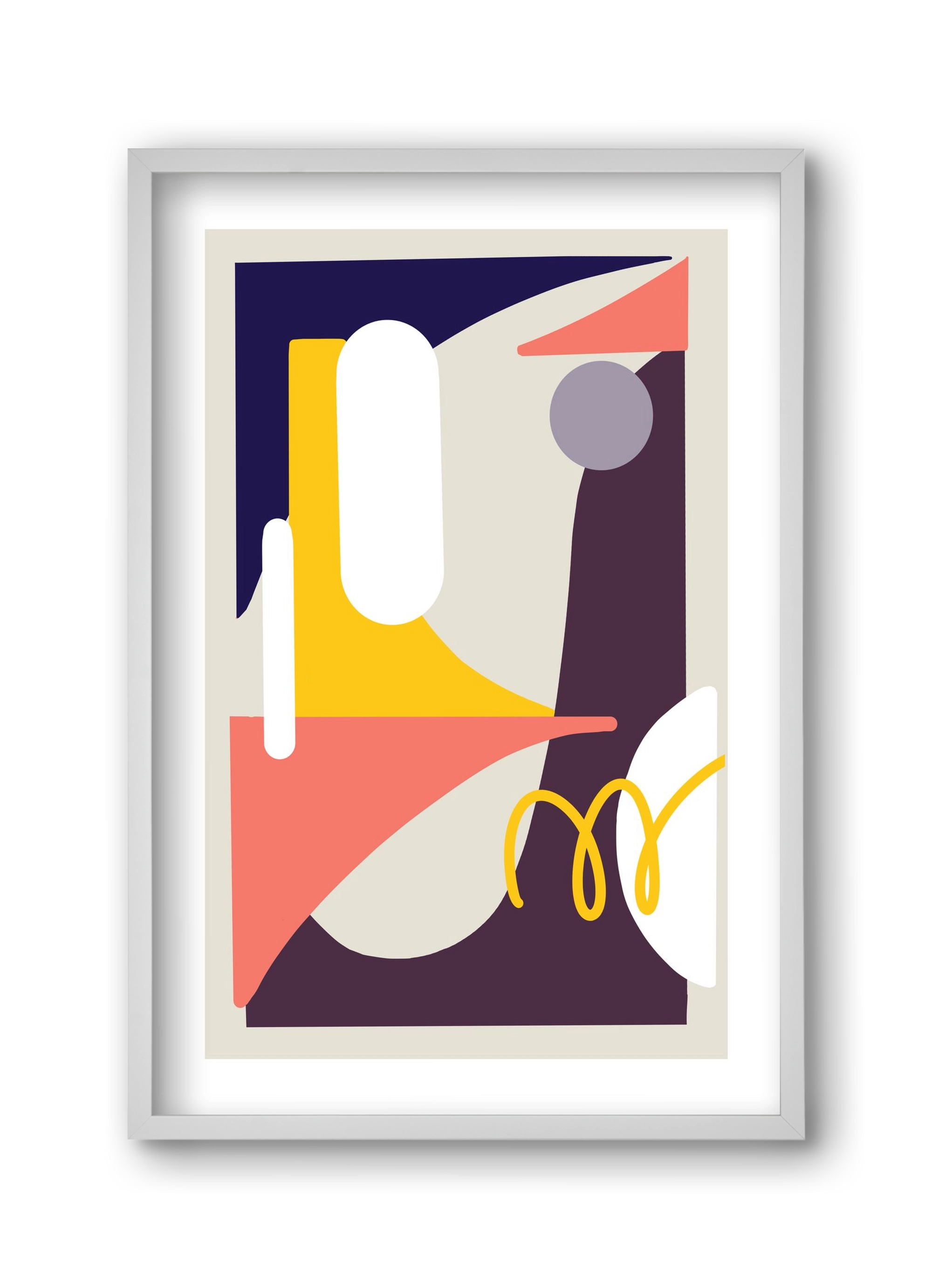 The Canyons, 30x45 cm (30x45 cm), Fehér keret