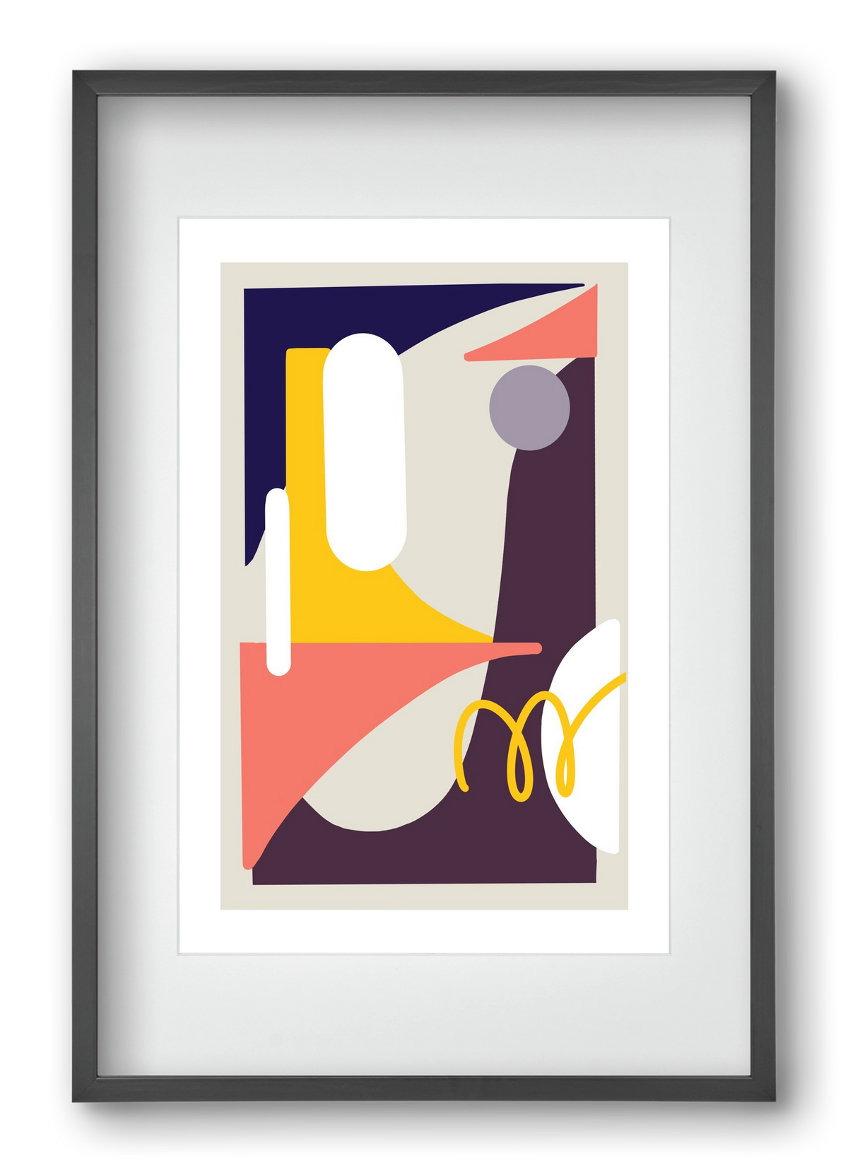 The Canyons, 40x60 cm (30x45 cm), Fekete keret, paszpartuval