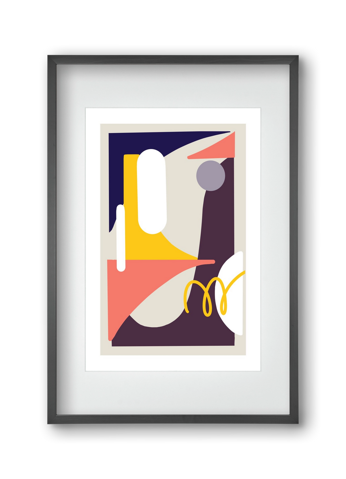 The Canyons, 30x45 cm (20x30 cm), Fekete keret, paszpartuval