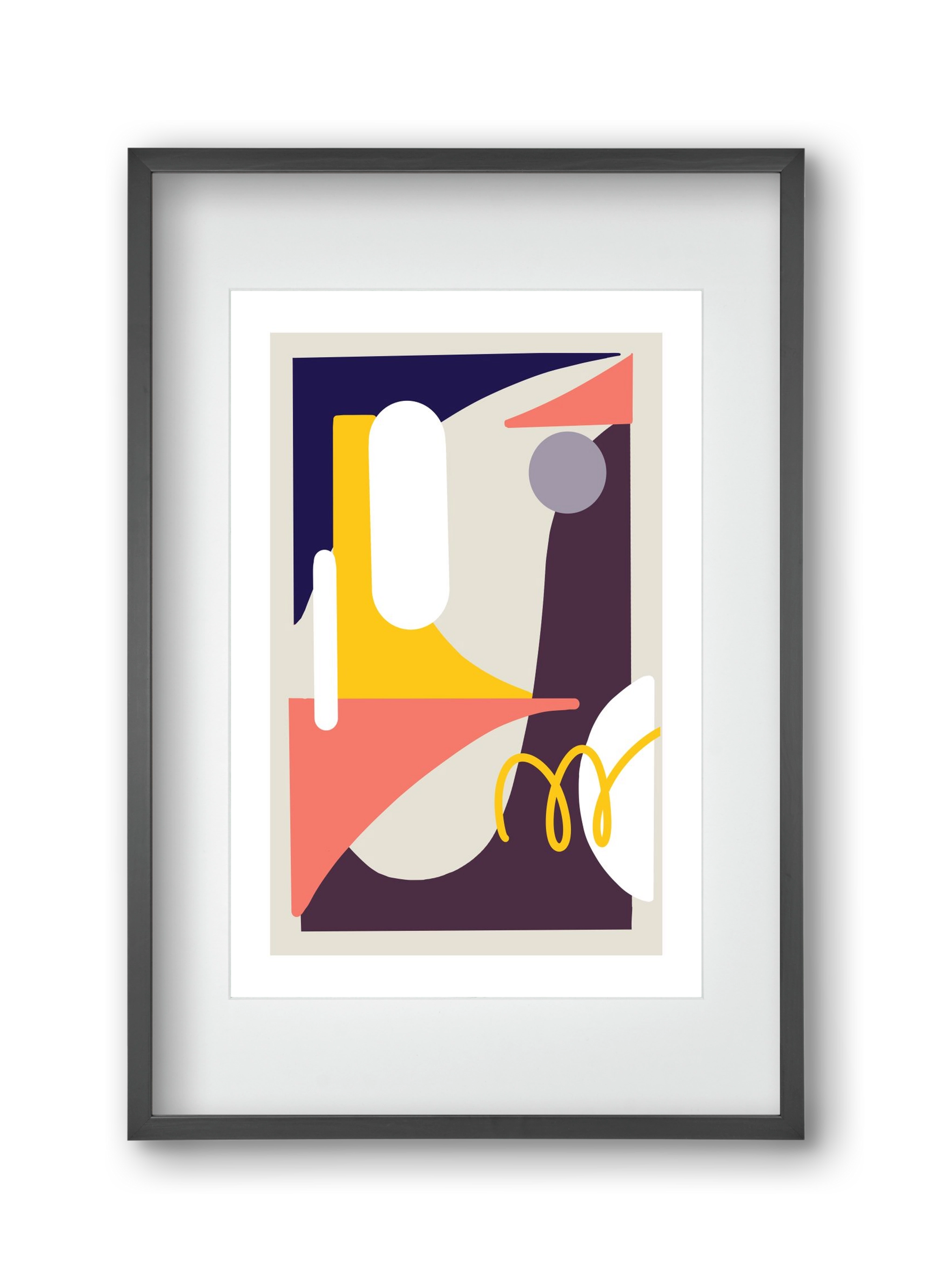 The Canyons, 30x45 cm (20x30 cm), Fekete keret, paszpartuval