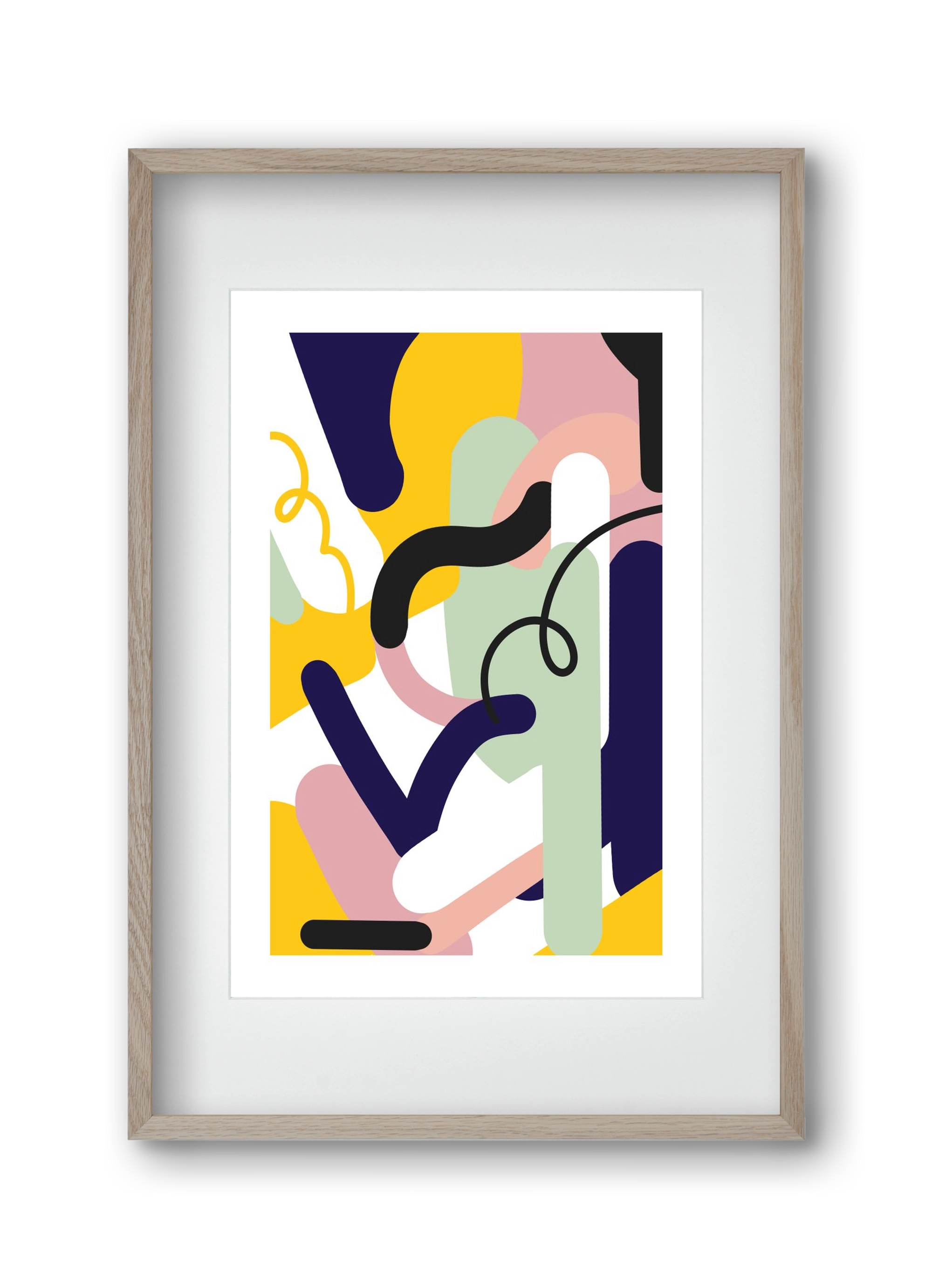 Piper, 30x45 cm (20x30 cm), Tölgy keret, paszpartuval