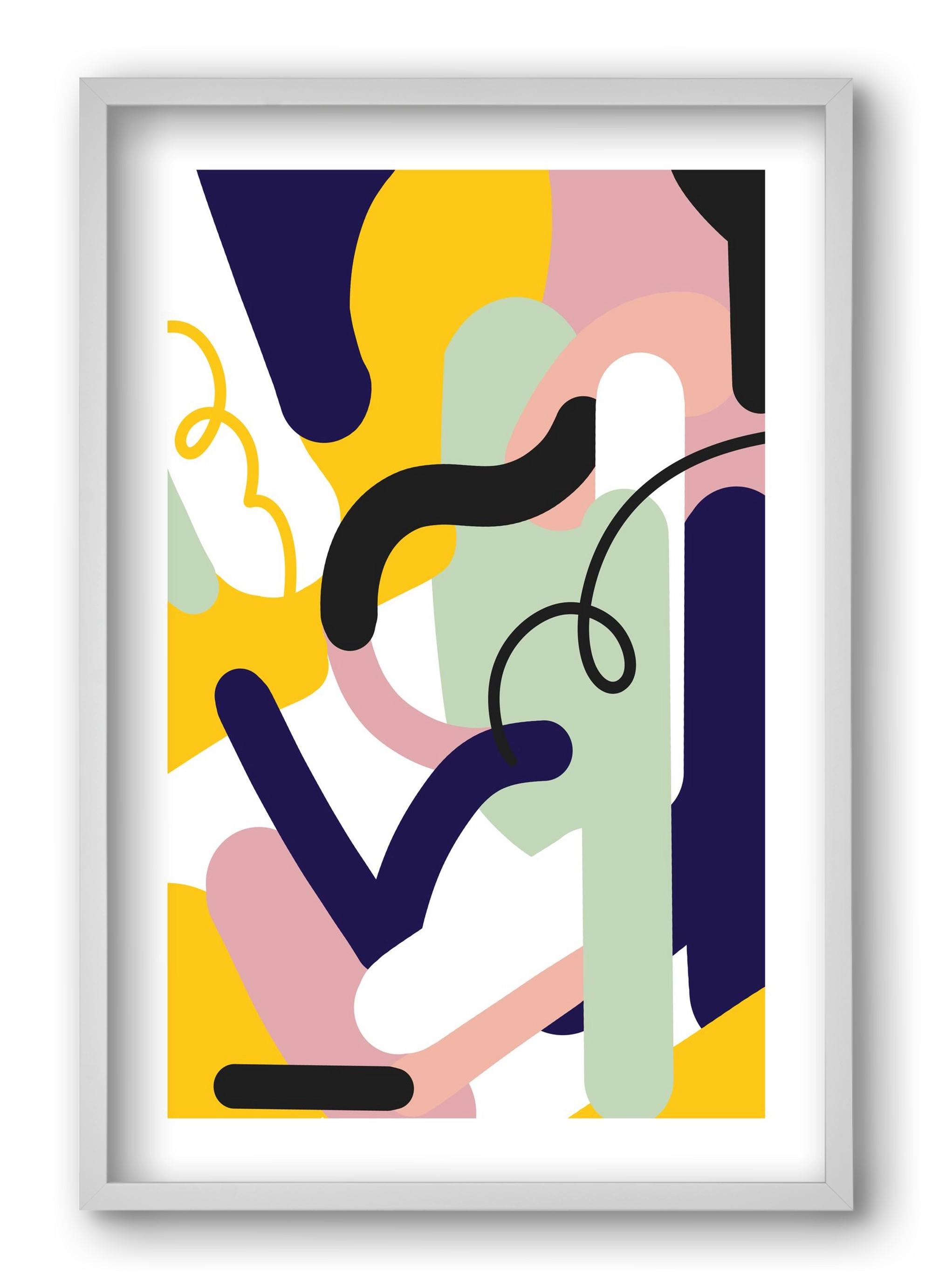 Piper, 40x60 cm (40x60 cm), Fehér keret