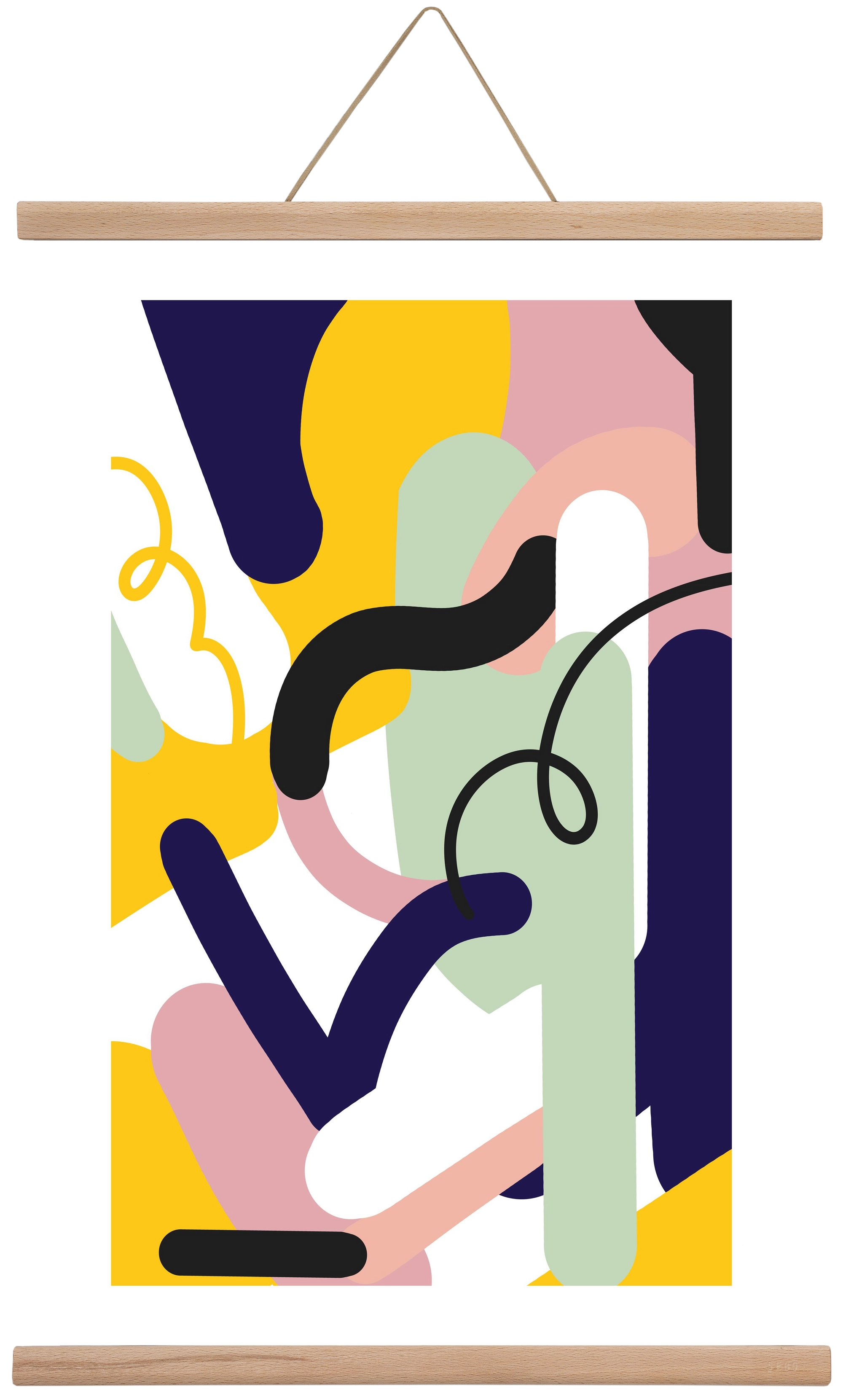 Piper, 40x60 cm (40x60 cm), Tölgy akasztó