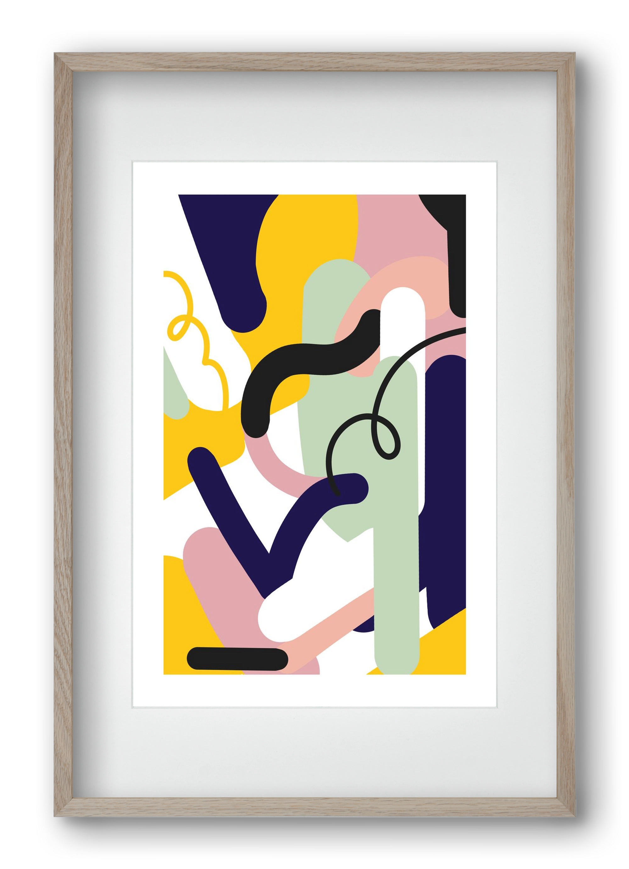 Piper, 40x60 cm (30x45 cm), Tölgy keret, paszpartuval