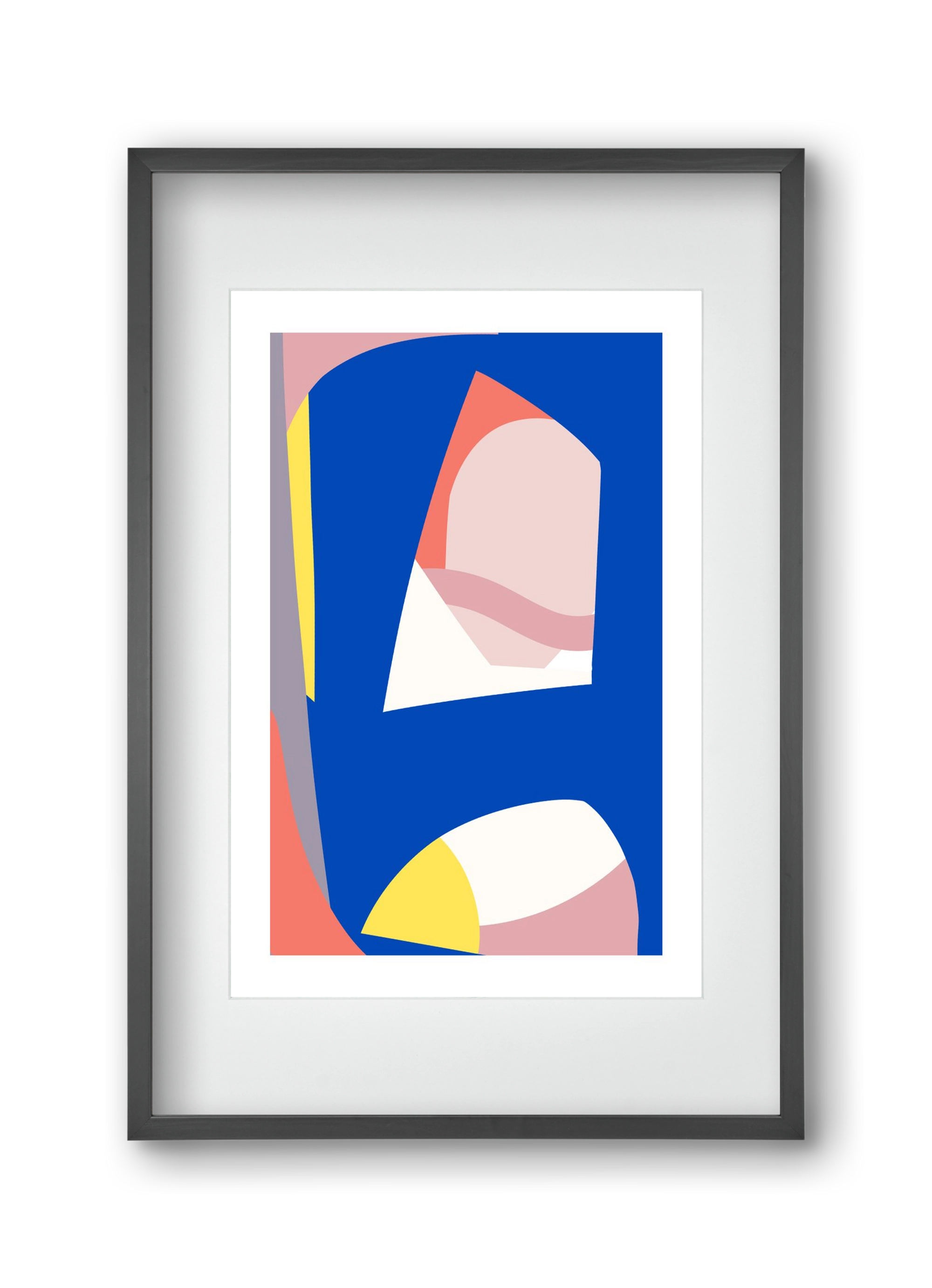 Modernist, 30x45 cm (20x30 cm), Fekete keret, paszpartuval