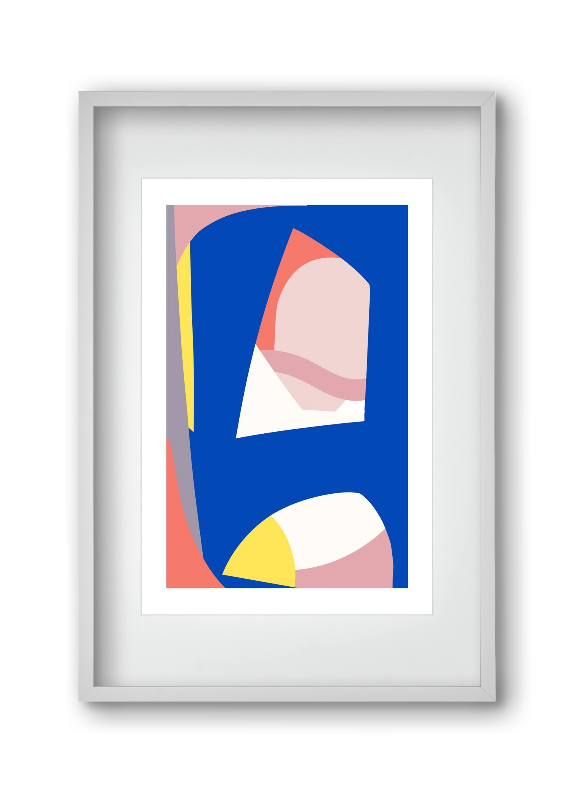 Modernist, 30x45 cm (20x30 cm), Fehér keret, paszpartuval