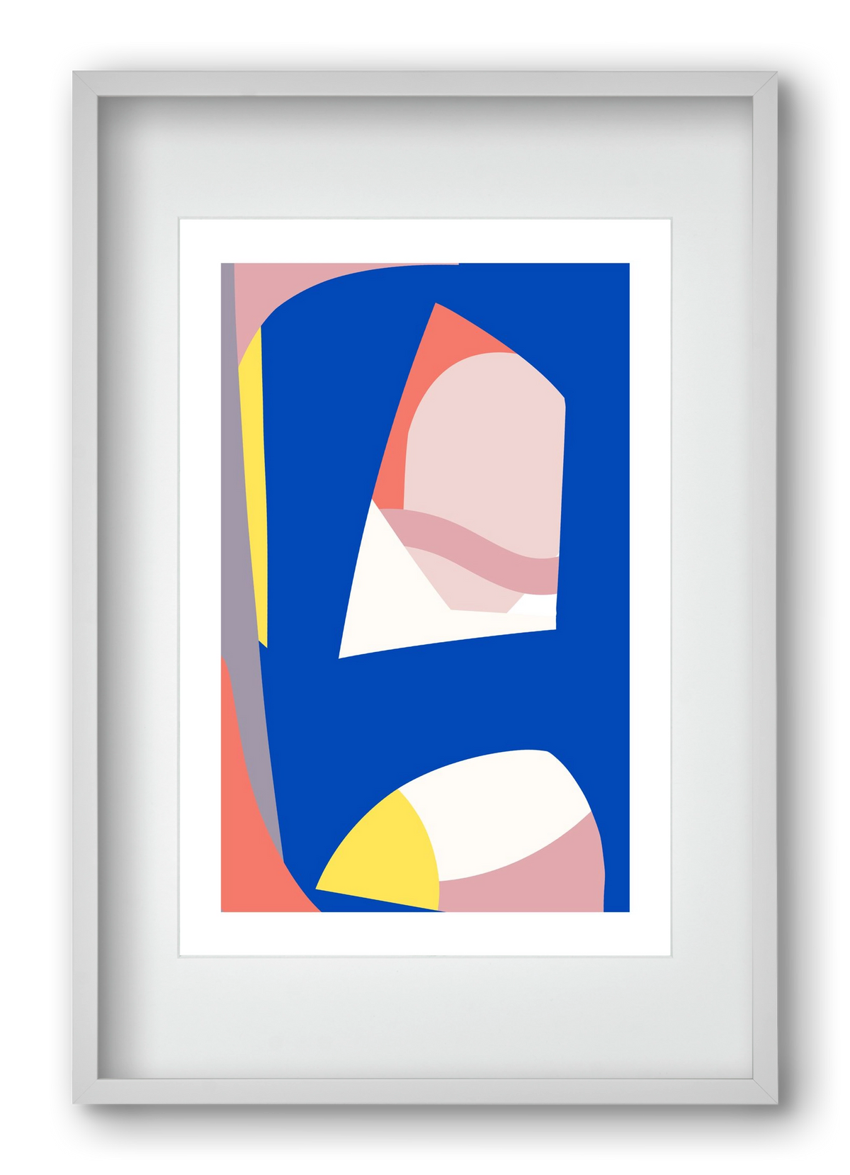 Modernist, 40x60 cm (30x45 cm), Fehér keret, paszpartuval