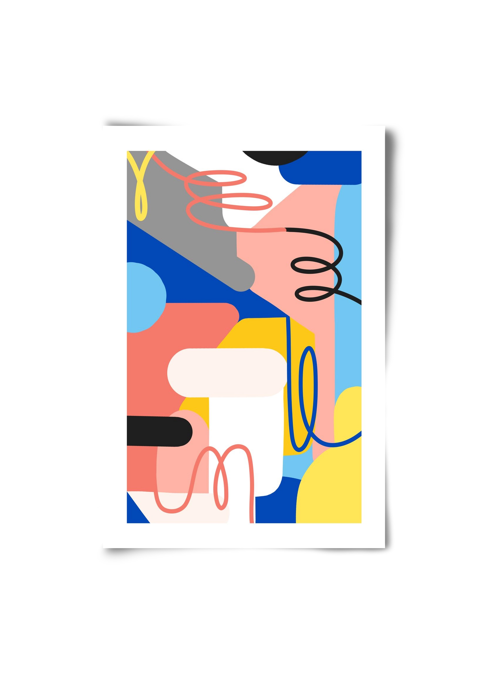 Market, 20x30 cm, Keret nélkül