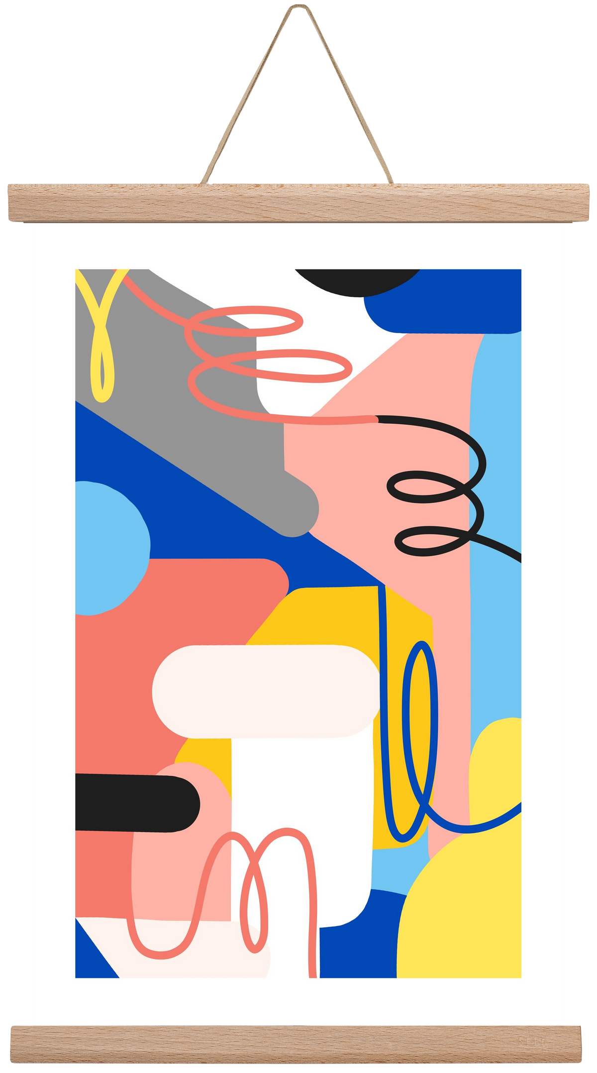 Market, 30x45 cm (30x45 cm), Tölgy akasztó