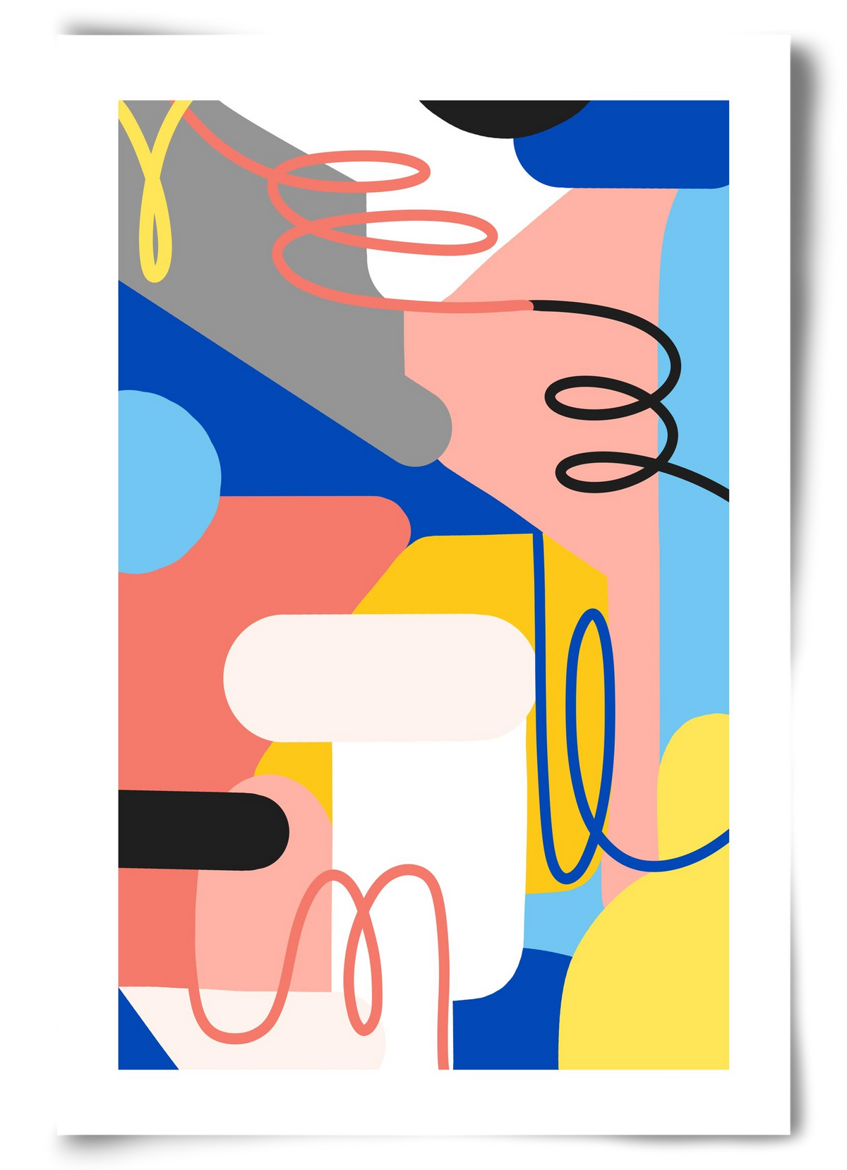 Market, 60x90 cm, Keret nélkül