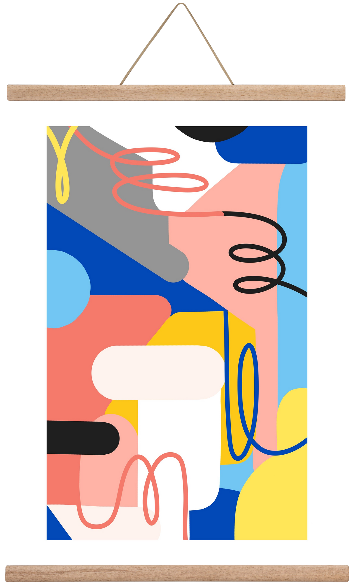 Market, 40x60 cm (40x60 cm), Tölgy akasztó