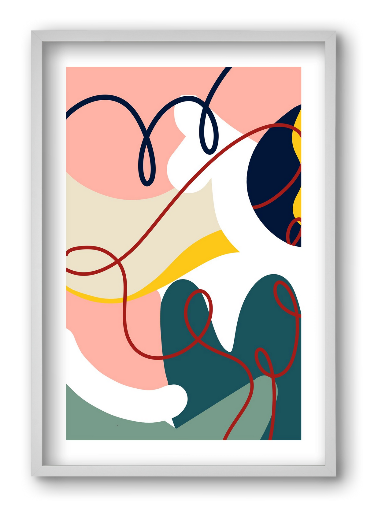 Liebling, 40x60 cm (40x60 cm), Fehér keret