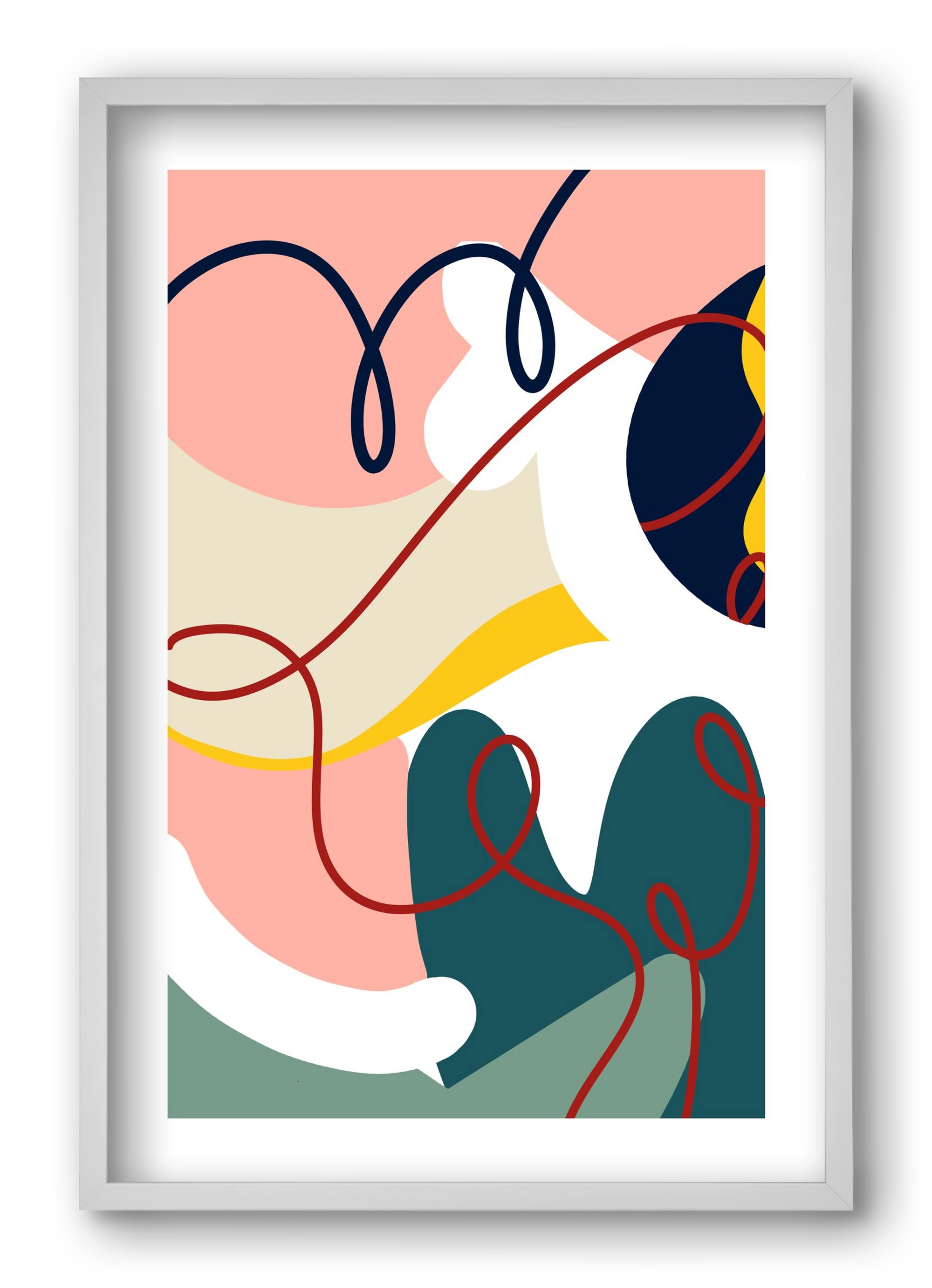 Liebling, 40x60 cm (40x60 cm), Fehér keret