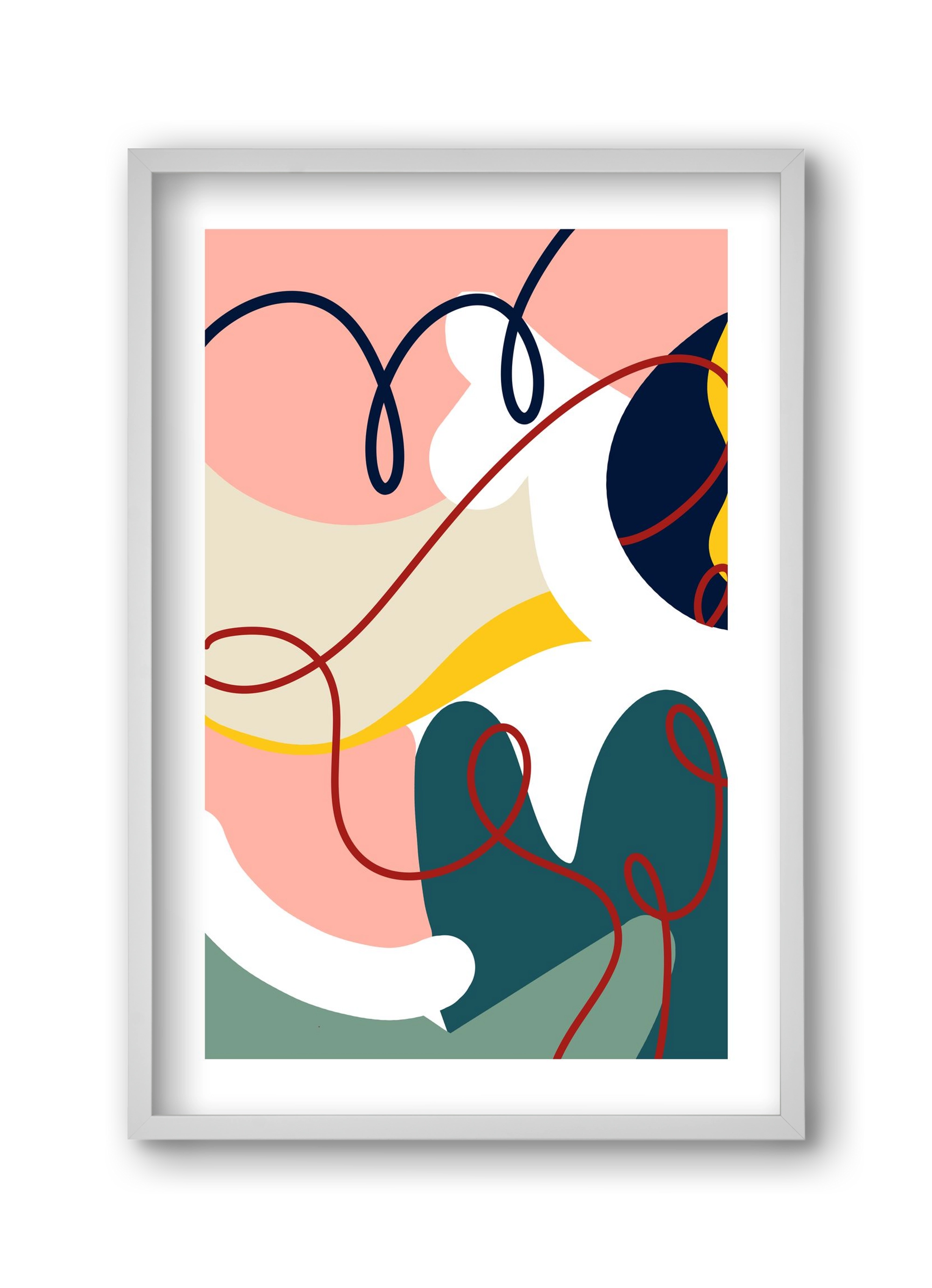 Liebling, 30x45 cm (30x45 cm), Fehér keret