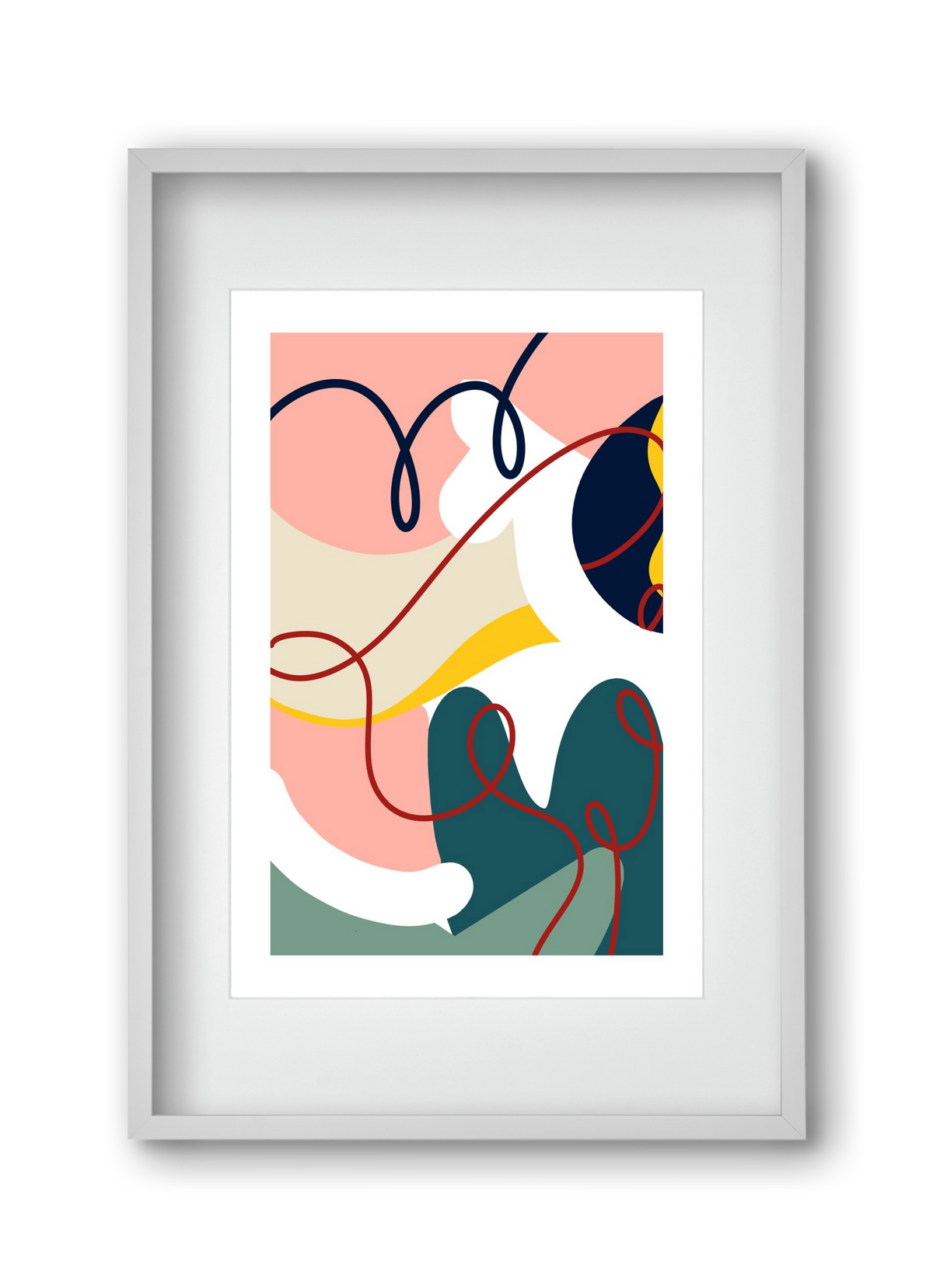 Liebling, 30x45 cm (20x30 cm), Fehér keret, paszpartuval