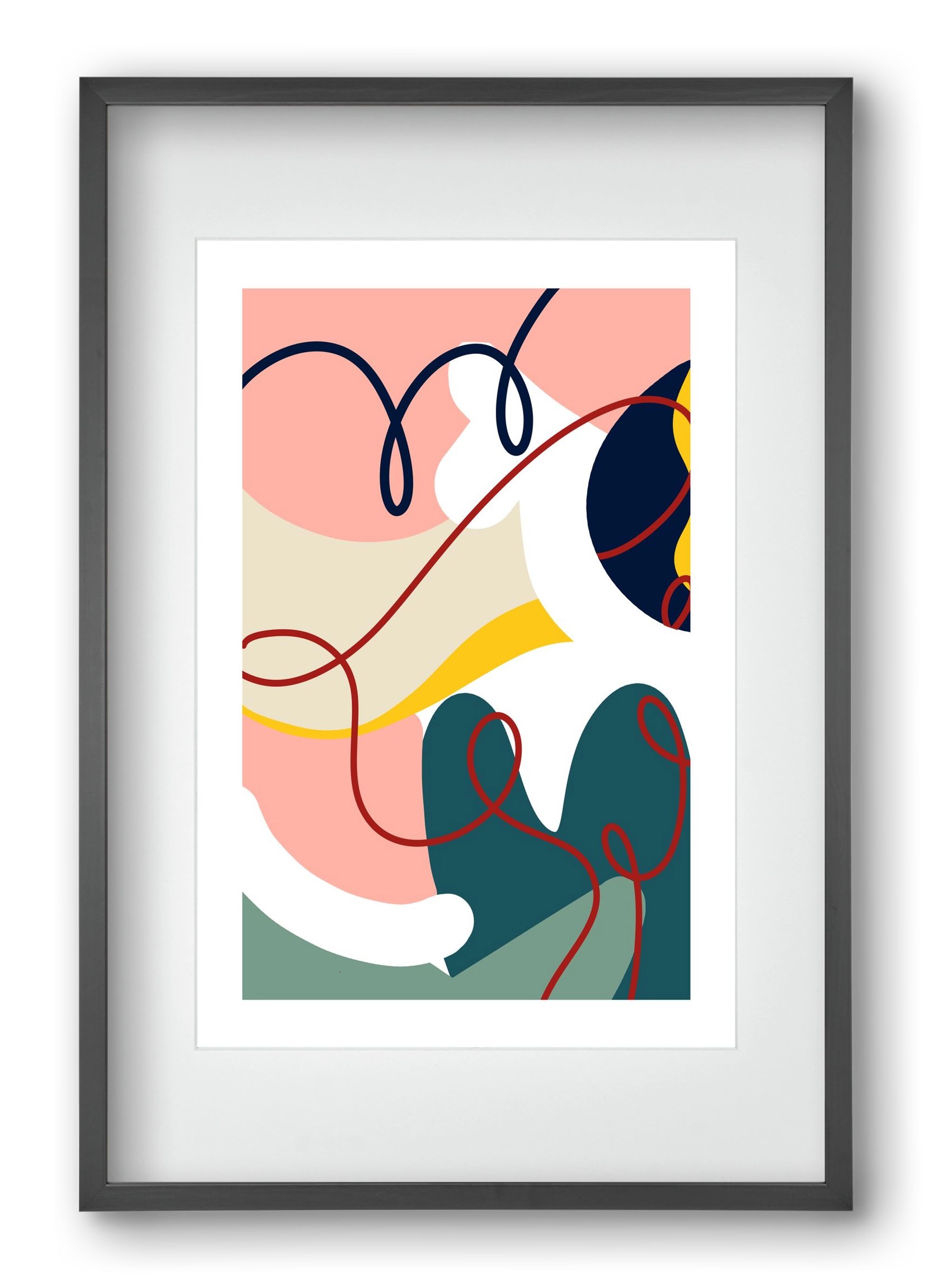 Liebling, 40x60 cm (30x45 cm), Fekete keret, paszpartuval