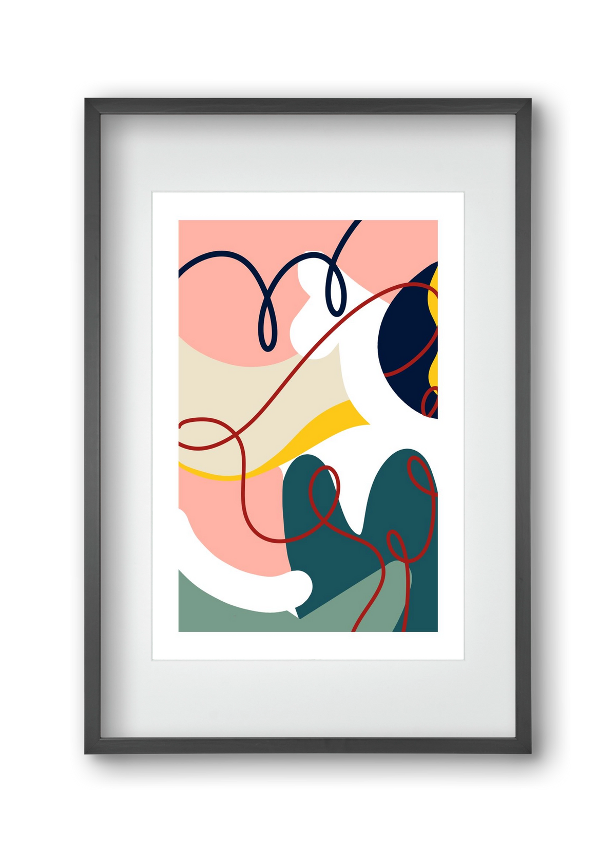 Liebling, 30x45 cm (20x30 cm), Fekete keret, paszpartuval