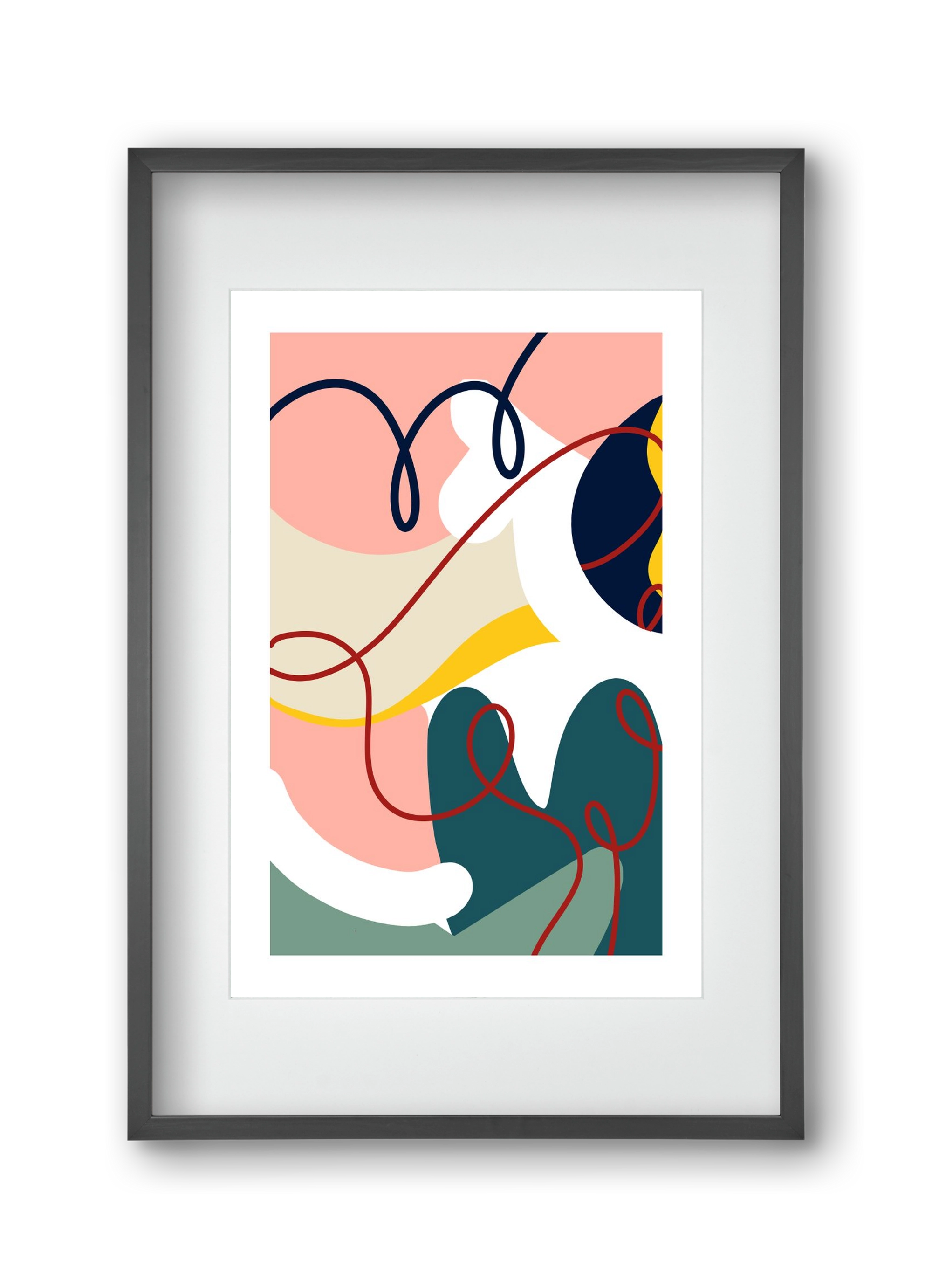 Liebling, 30x45 cm (20x30 cm), Fekete keret, paszpartuval