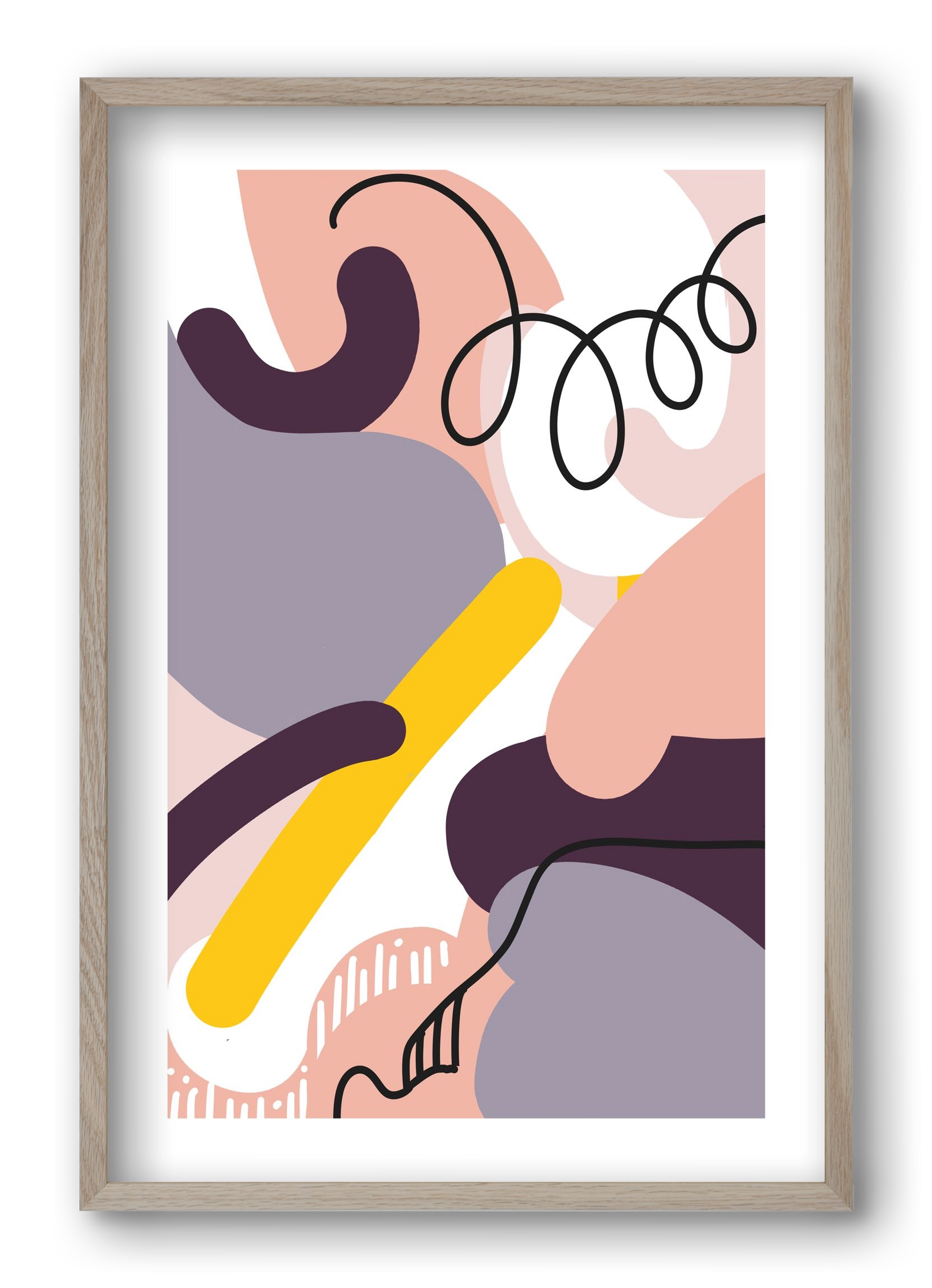 Jumper, 40x60 cm (40x60 cm), Tölgy keret