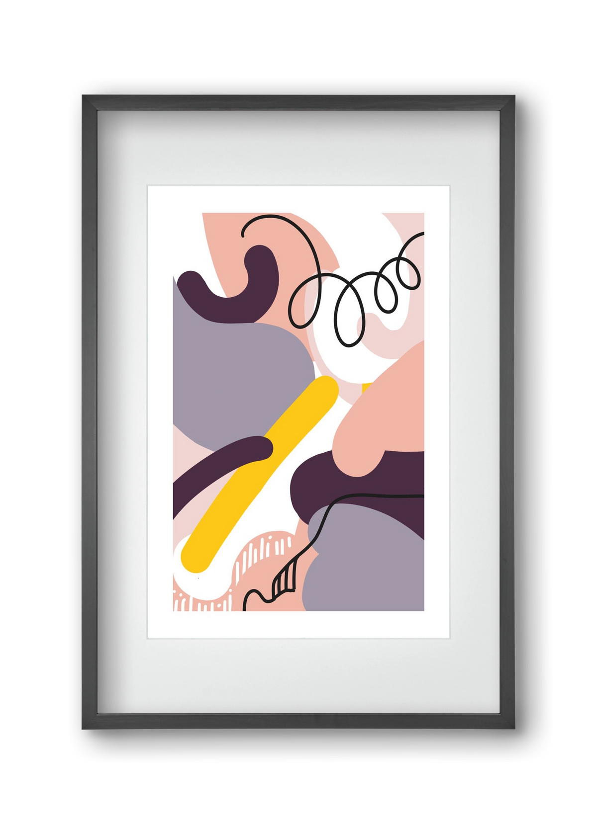 Jumper, 30x45 cm (20x30 cm), Fekete keret, paszpartuval