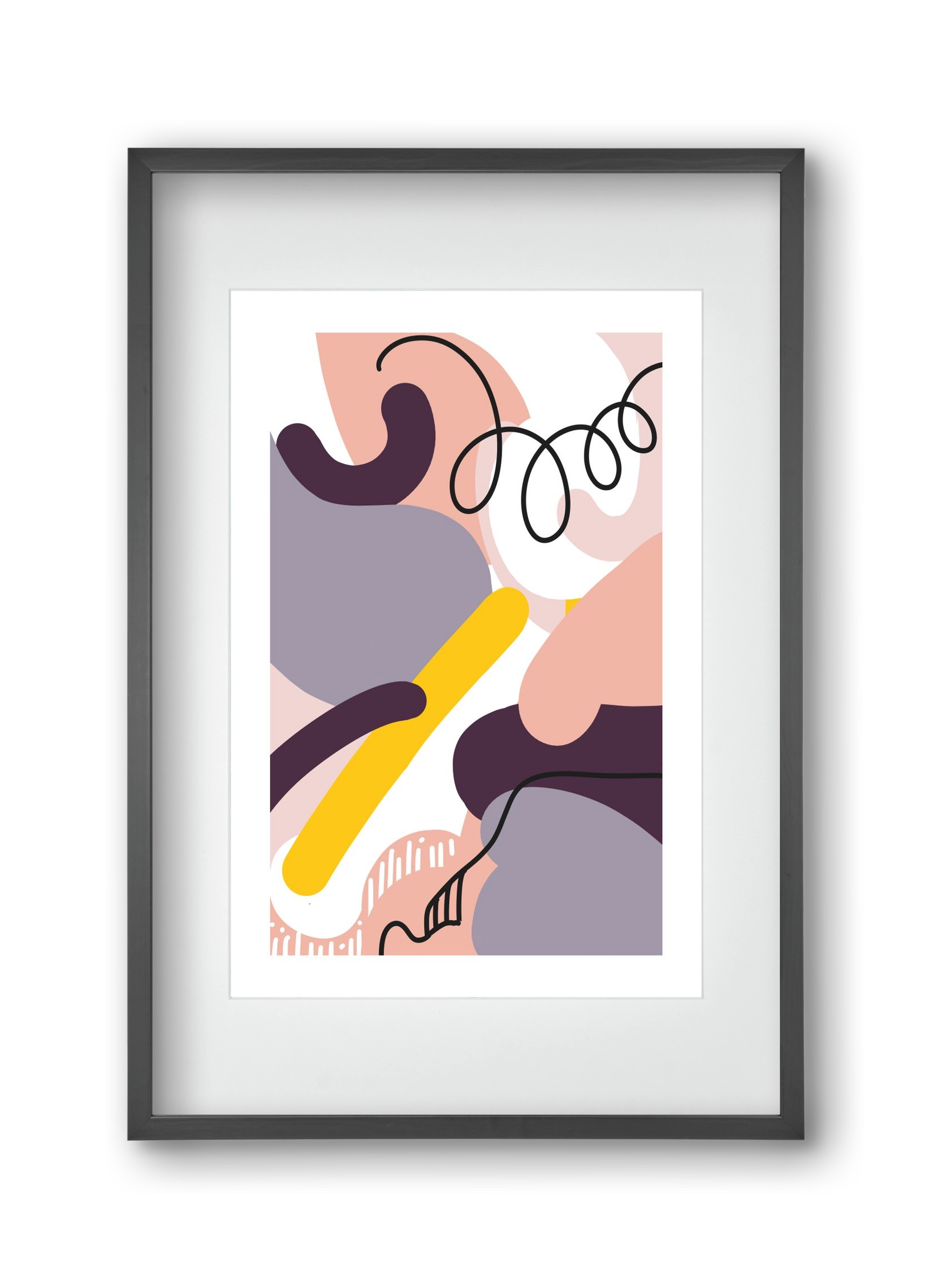 Jumper, 30x45 cm (20x30 cm), Fekete keret, paszpartuval