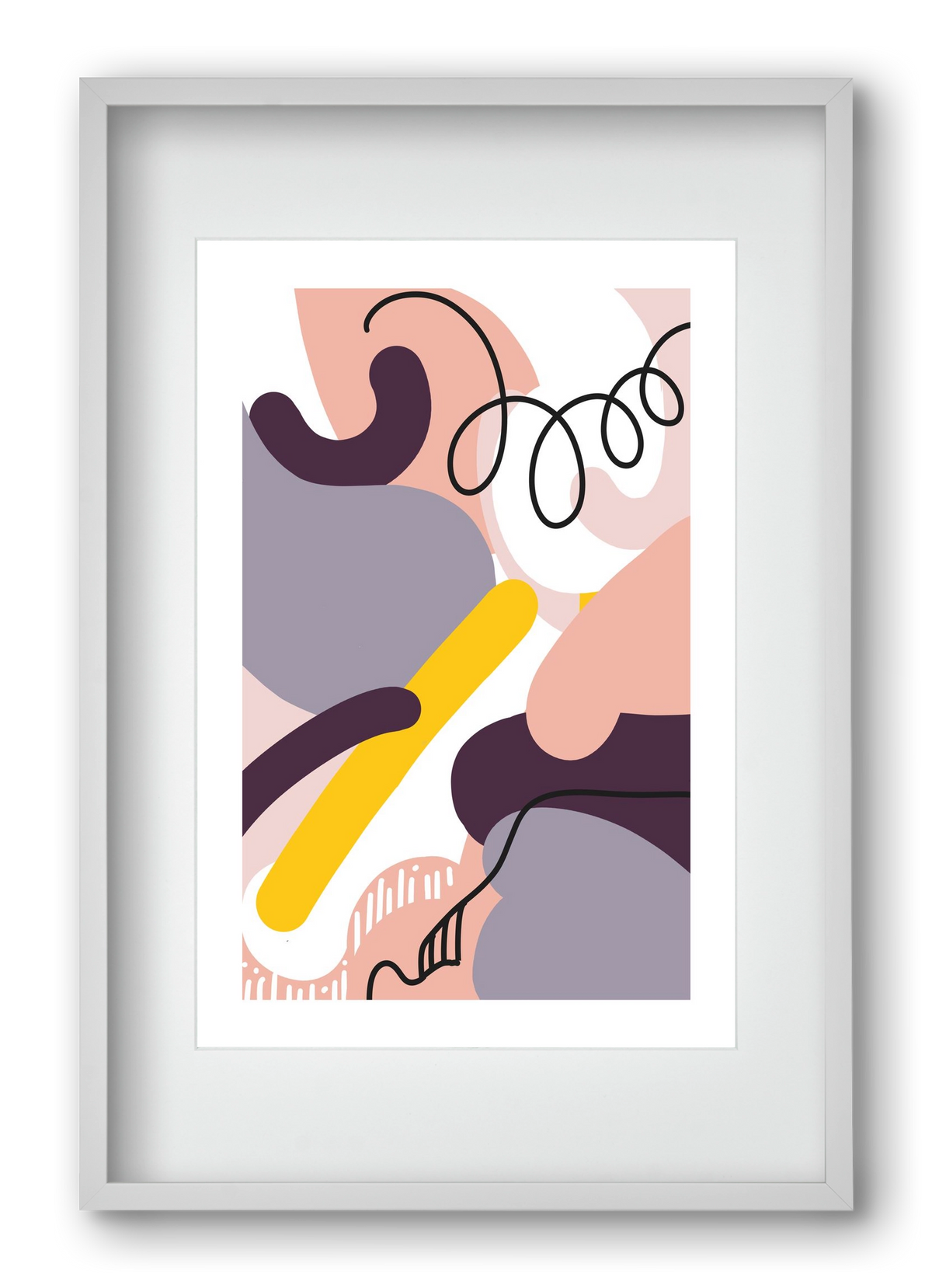 Jumper, 40x60 cm (30x45 cm), Fehér keret, paszpartuval