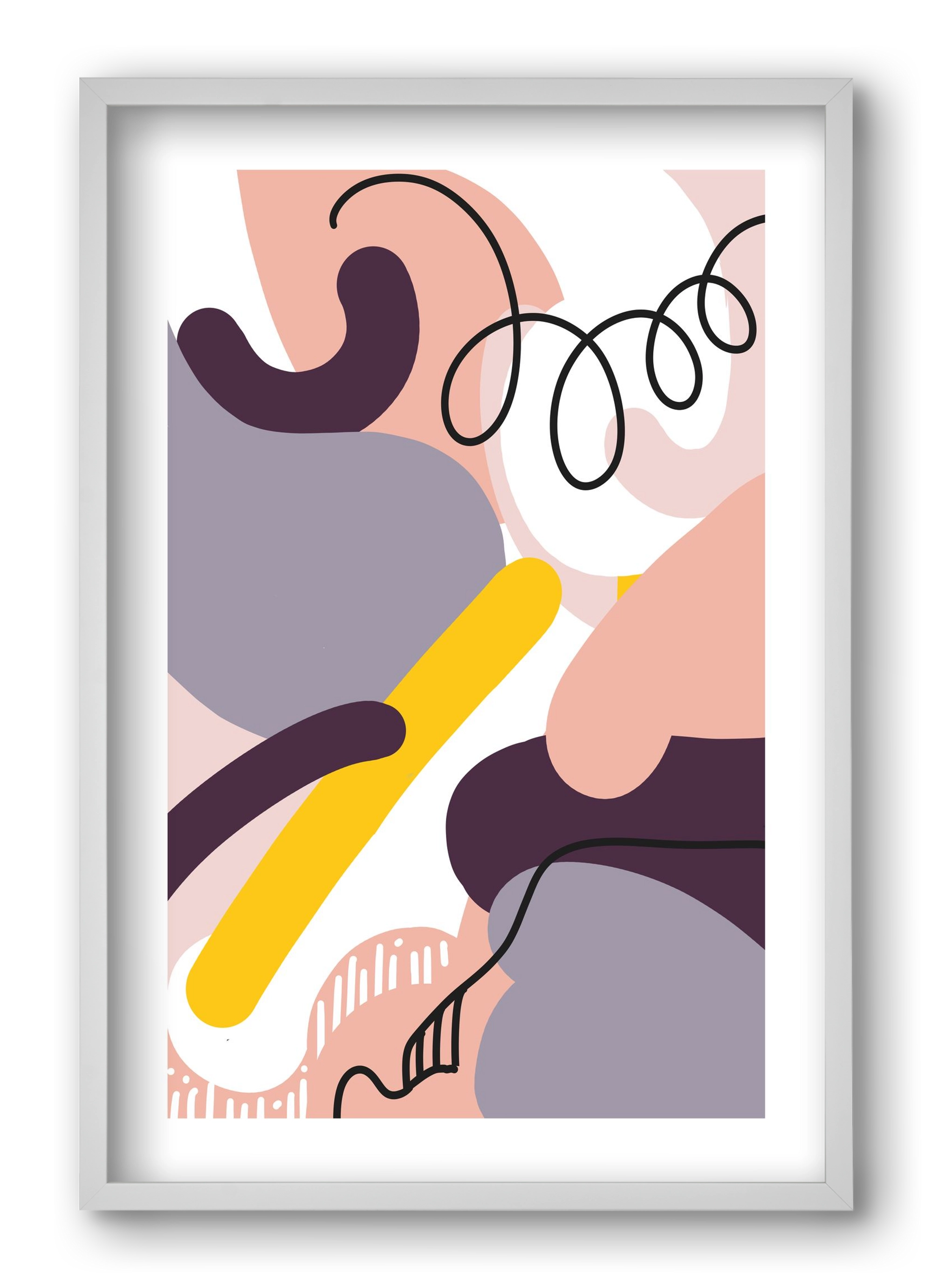 Jumper, 40x60 cm (40x60 cm), Fehér keret