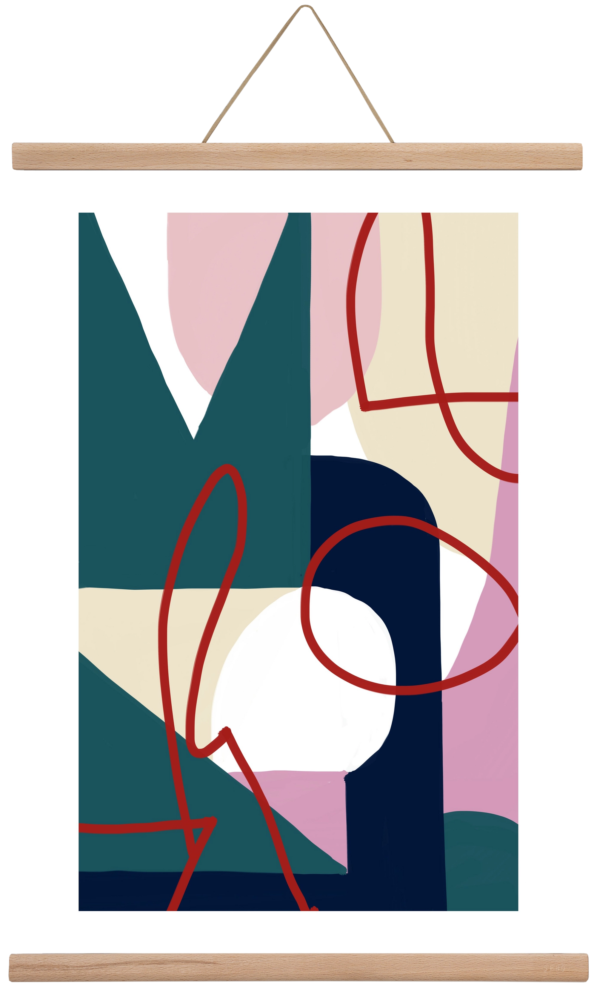 Garden, 40x60 cm (40x60 cm), Tölgy akasztó