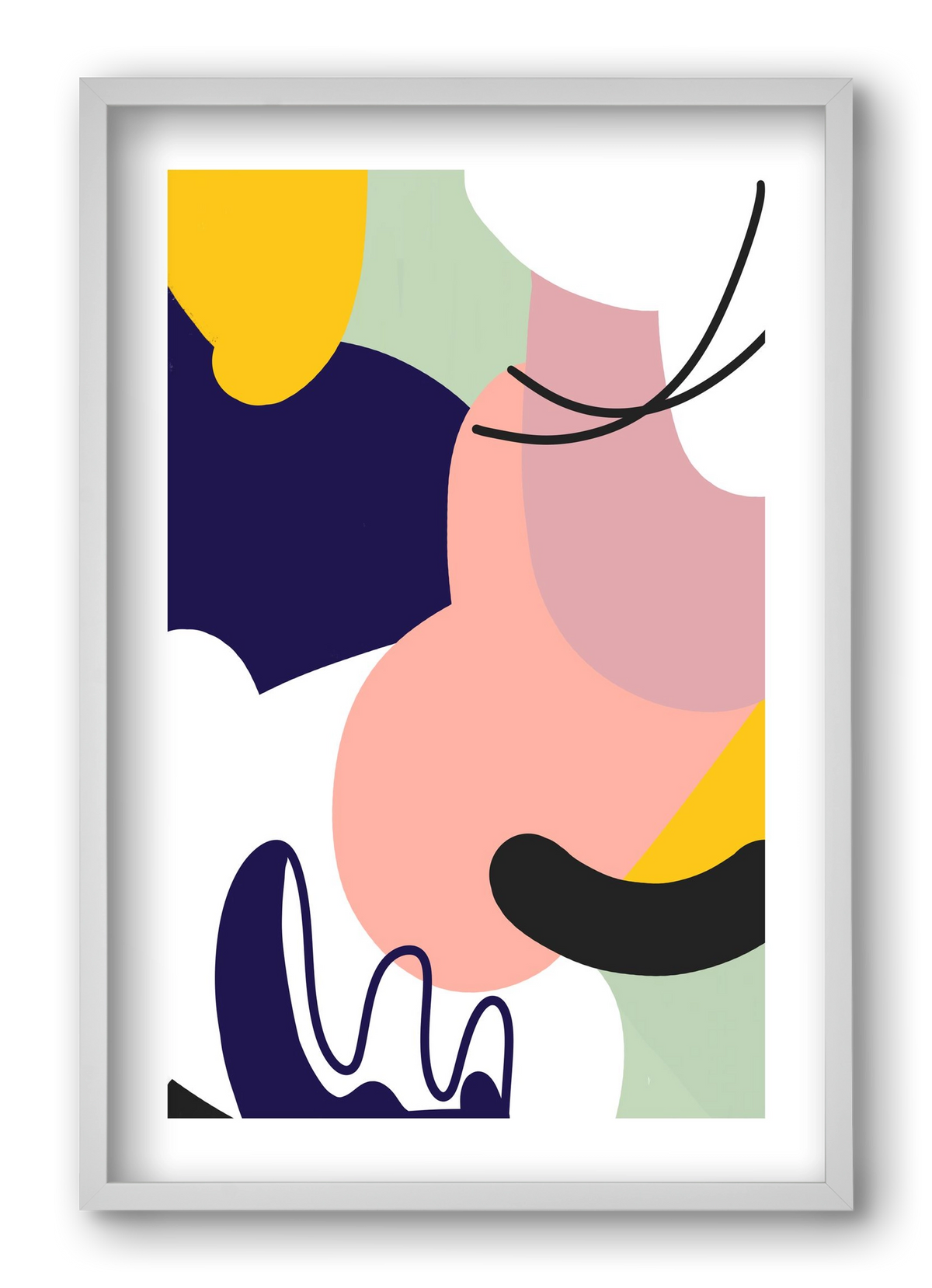 Ethanol, 40x60 cm (40x60 cm), Fehér keret