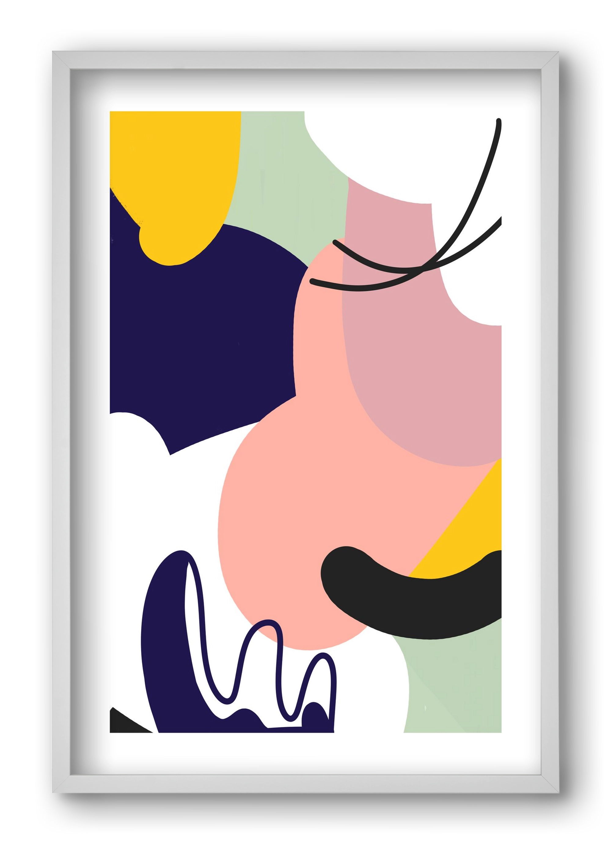 Ethanol, 40x60 cm (40x60 cm), Fehér keret