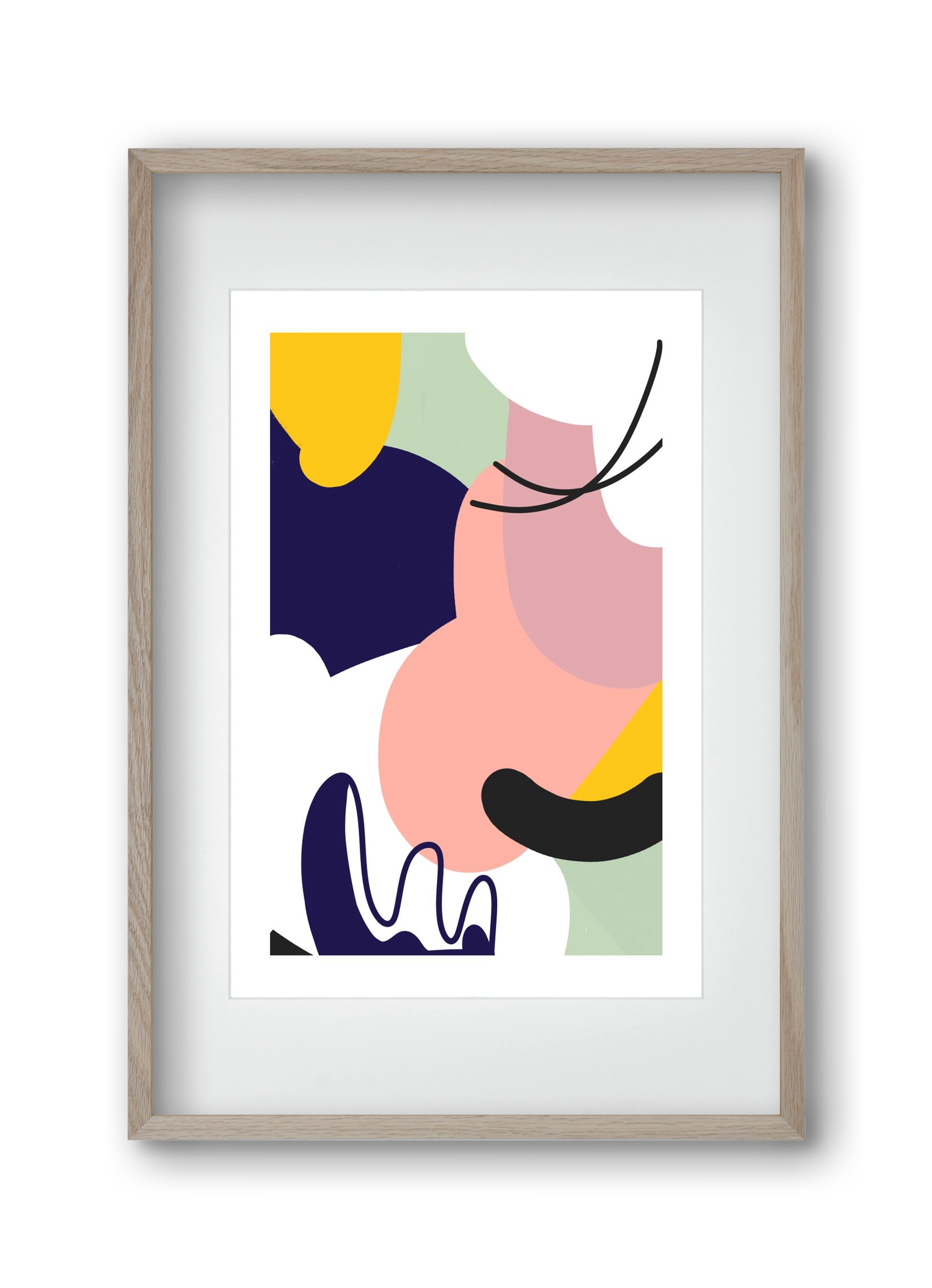 Ethanol, 30x45 cm (20x30 cm), Tölgy keret, paszpartuval