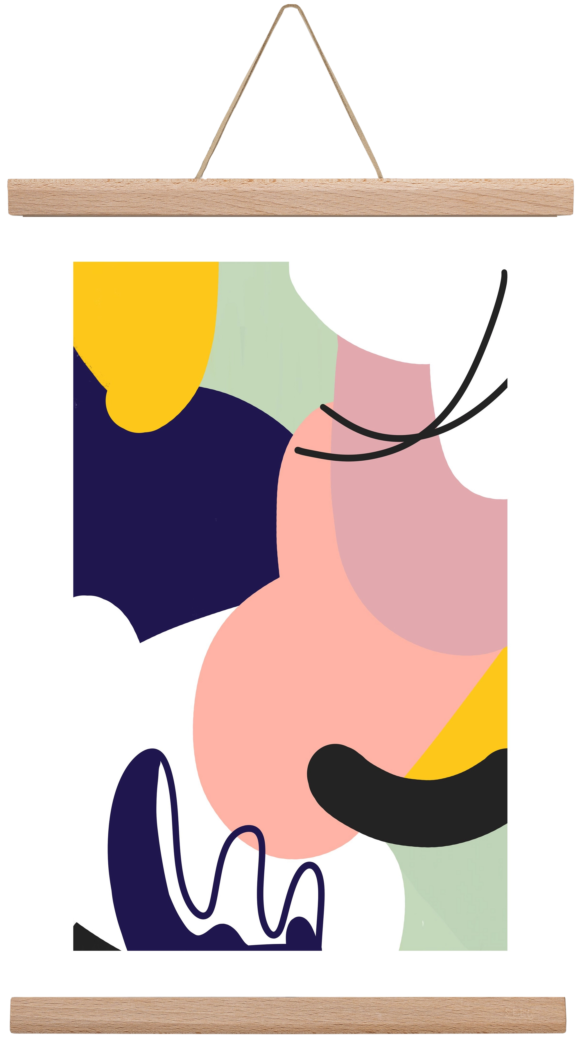 Ethanol, 30x45 cm (30x45 cm), Tölgy akasztó