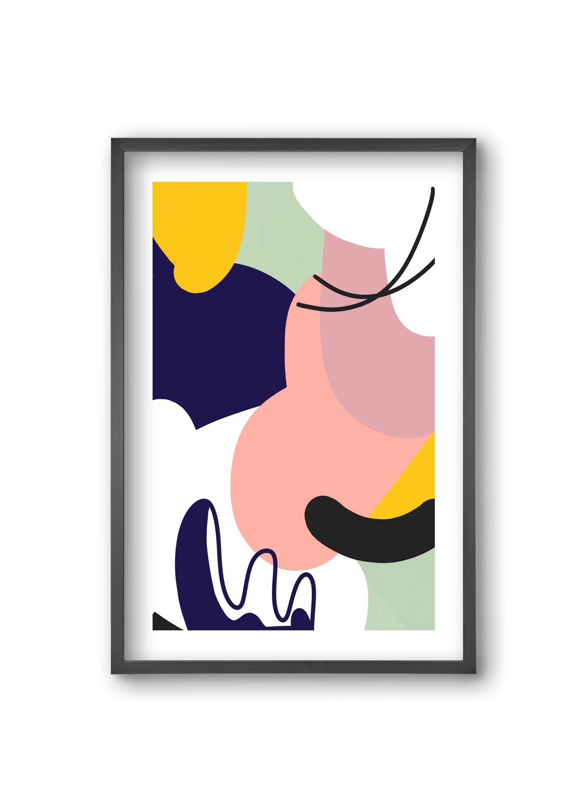 Ethanol, 20x30 cm (20x30 cm), Fekete keret