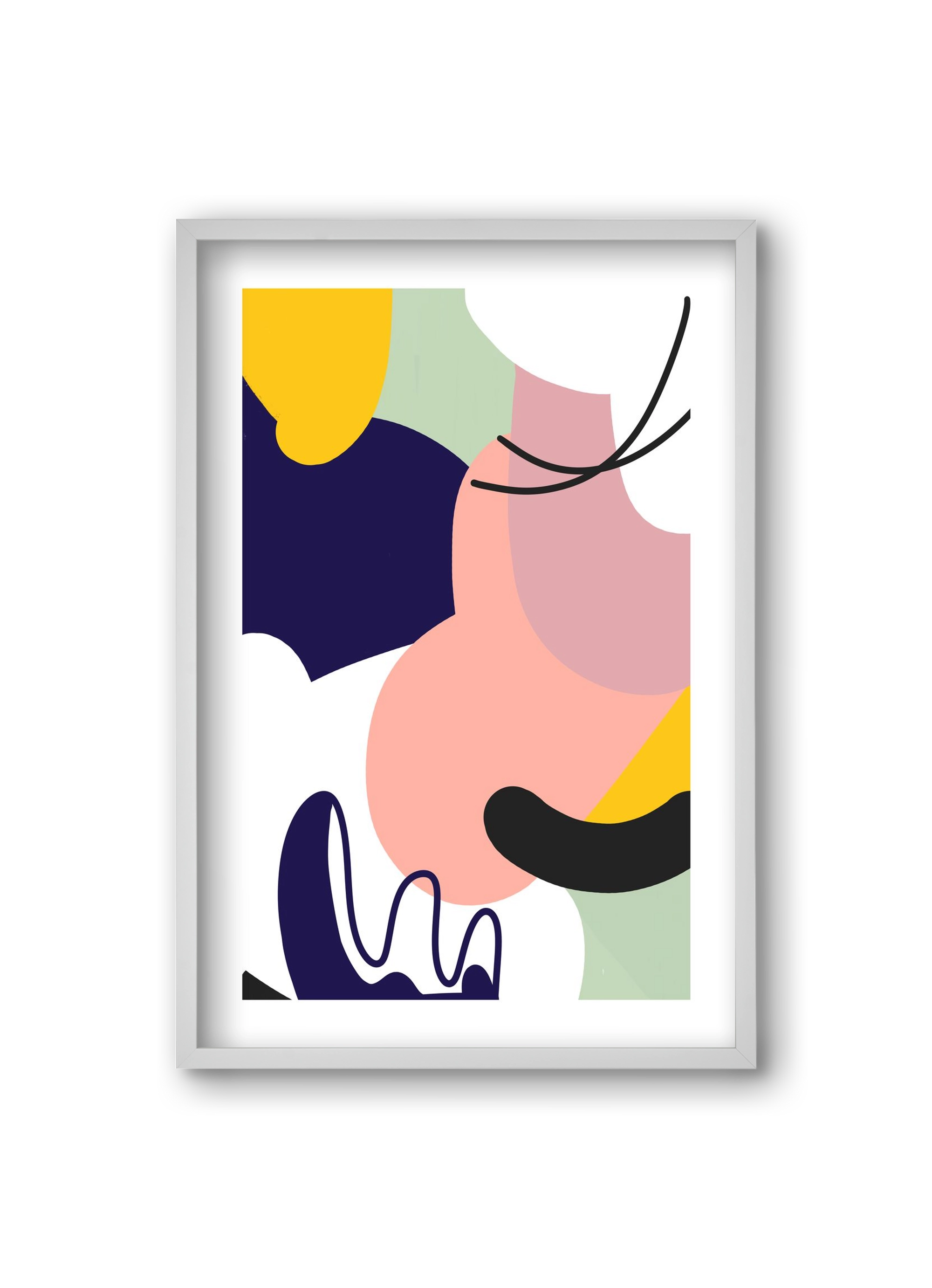 Ethanol, 20x30 cm (20x30 cm), Fehér keret