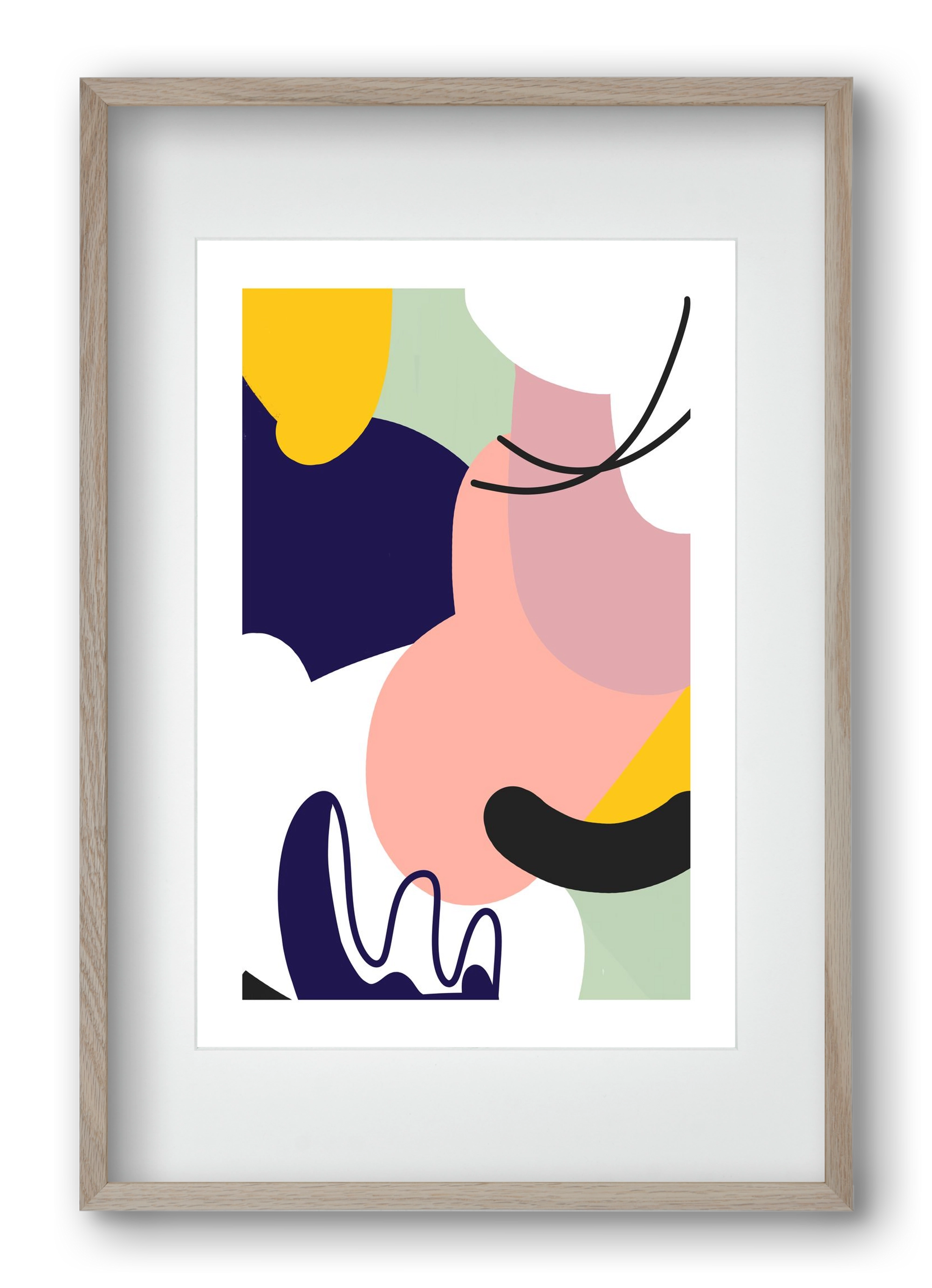 Ethanol, 40x60 cm (30x45 cm), Tölgy keret, paszpartuval