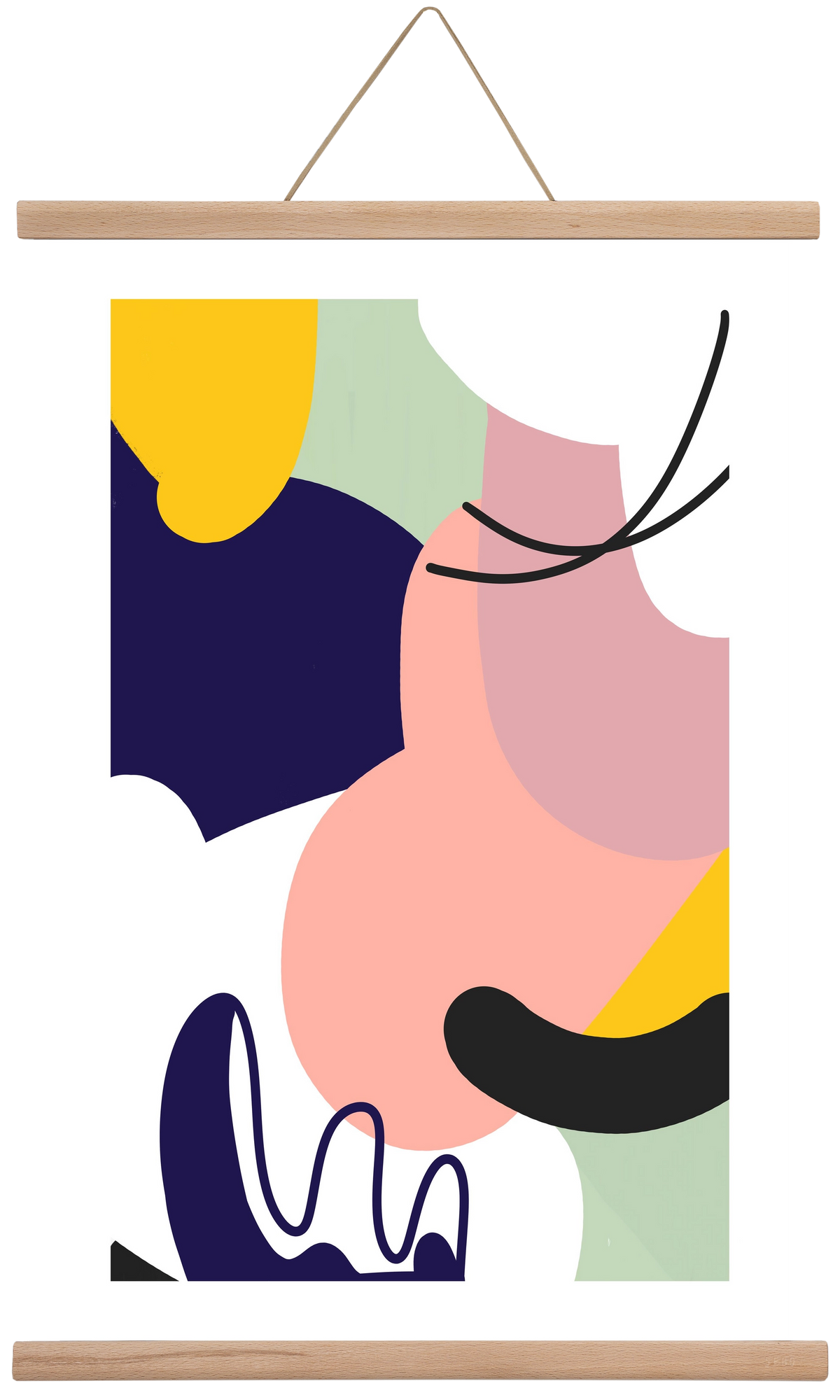 Ethanol, 40x60 cm (40x60 cm), Tölgy akasztó