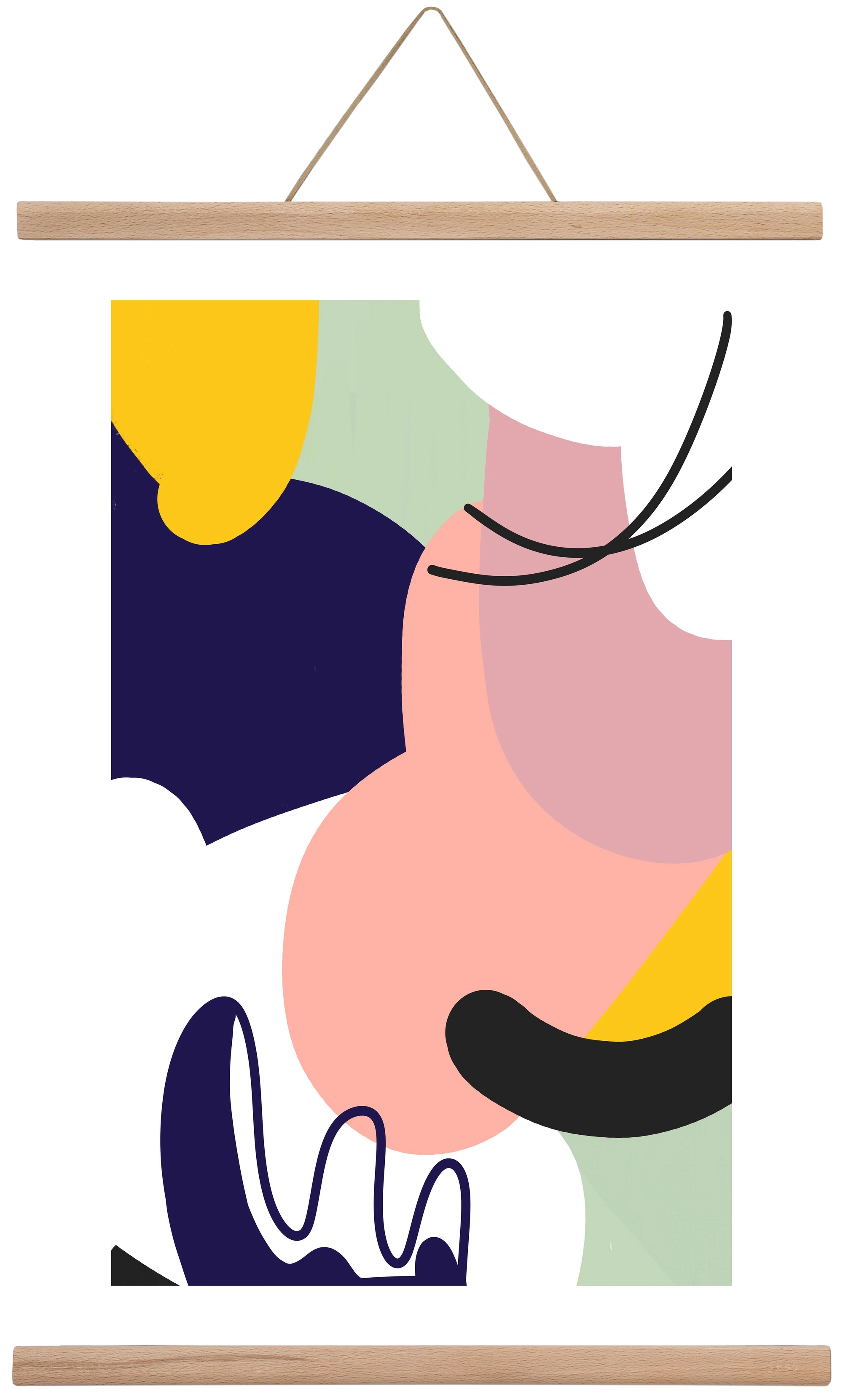 Ethanol, 40x60 cm (40x60 cm), Tölgy akasztó