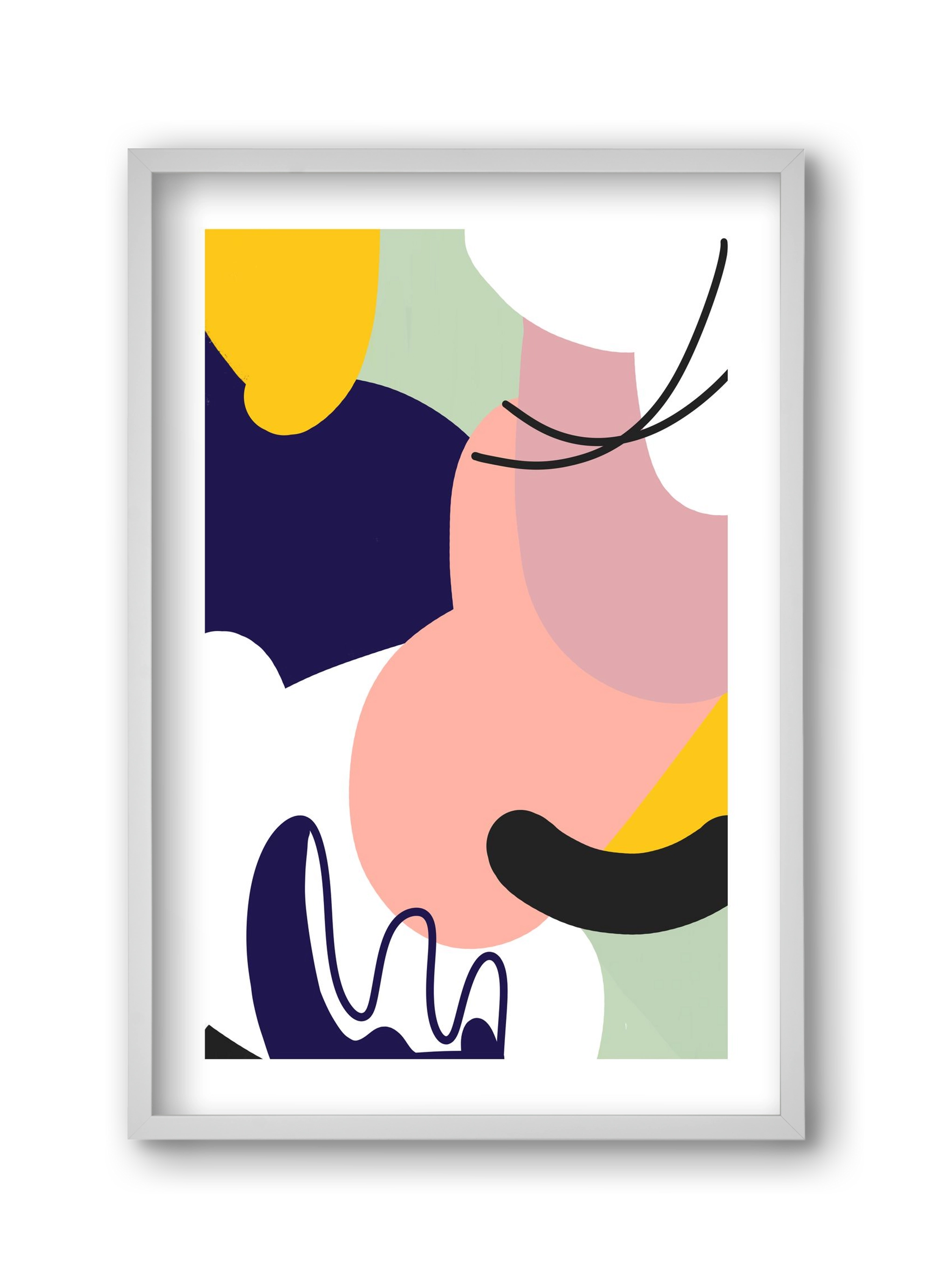 Ethanol, 30x45 cm (30x45 cm), Fehér keret