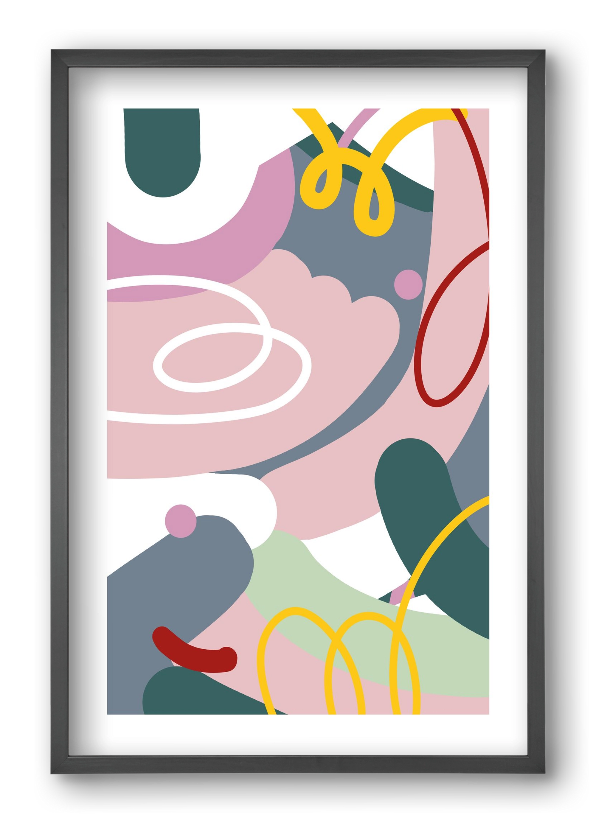 Dust bunnies, 40x60 cm (40x60 cm), Fekete keret