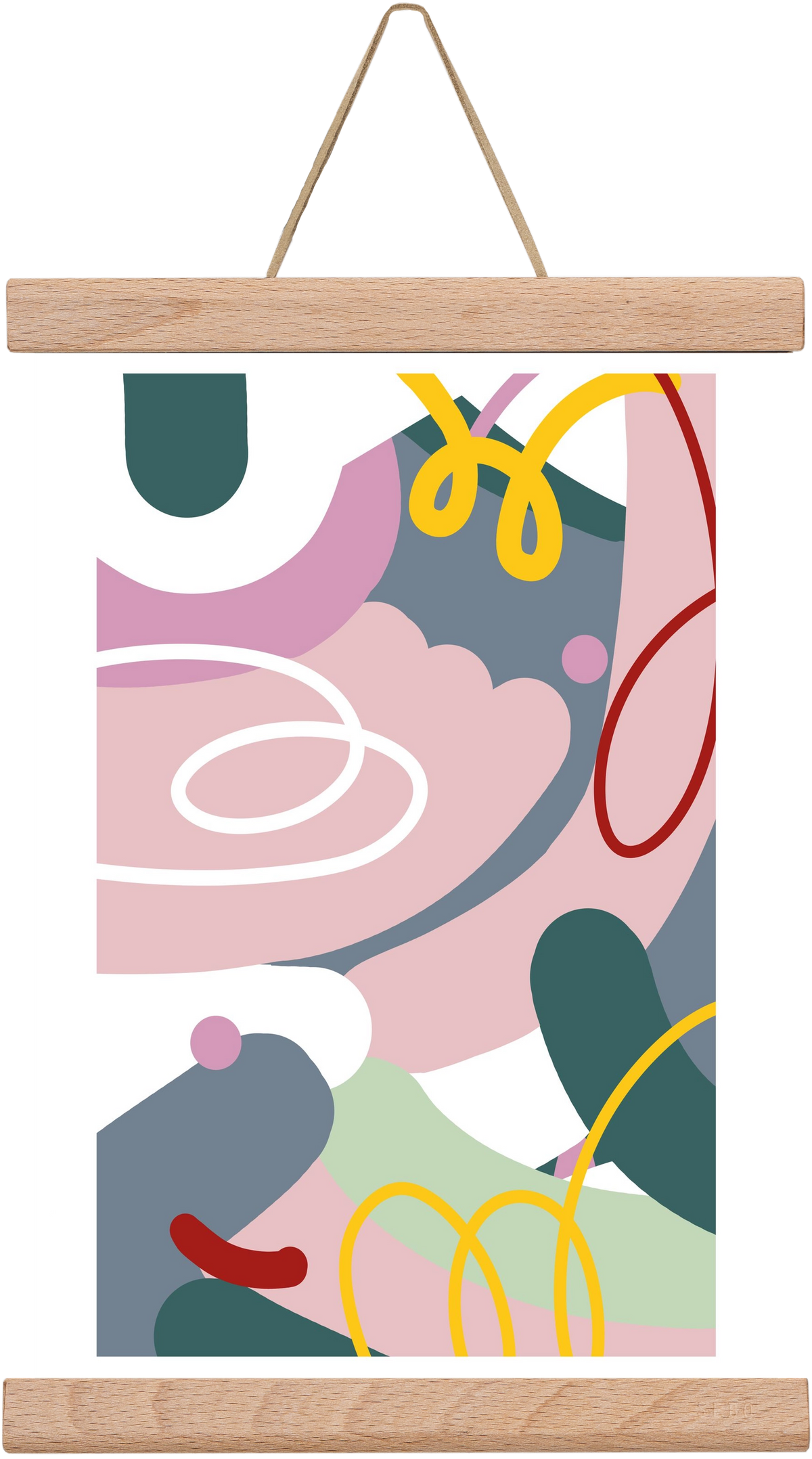 Dust bunnies, 20x30 cm (20x30 cm), Tölgy akasztó