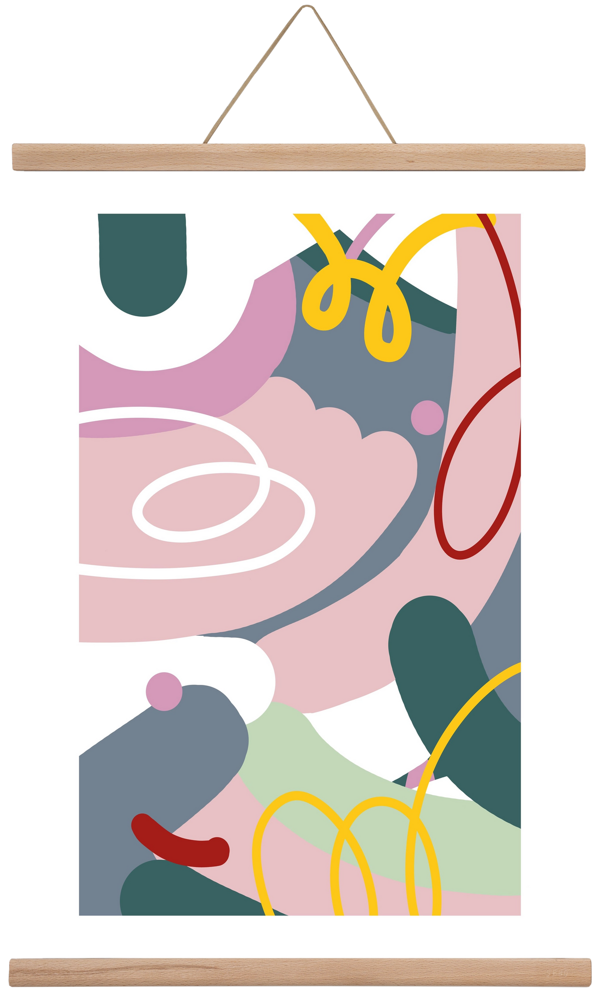 Dust bunnies, 40x60 cm (40x60 cm), Tölgy akasztó