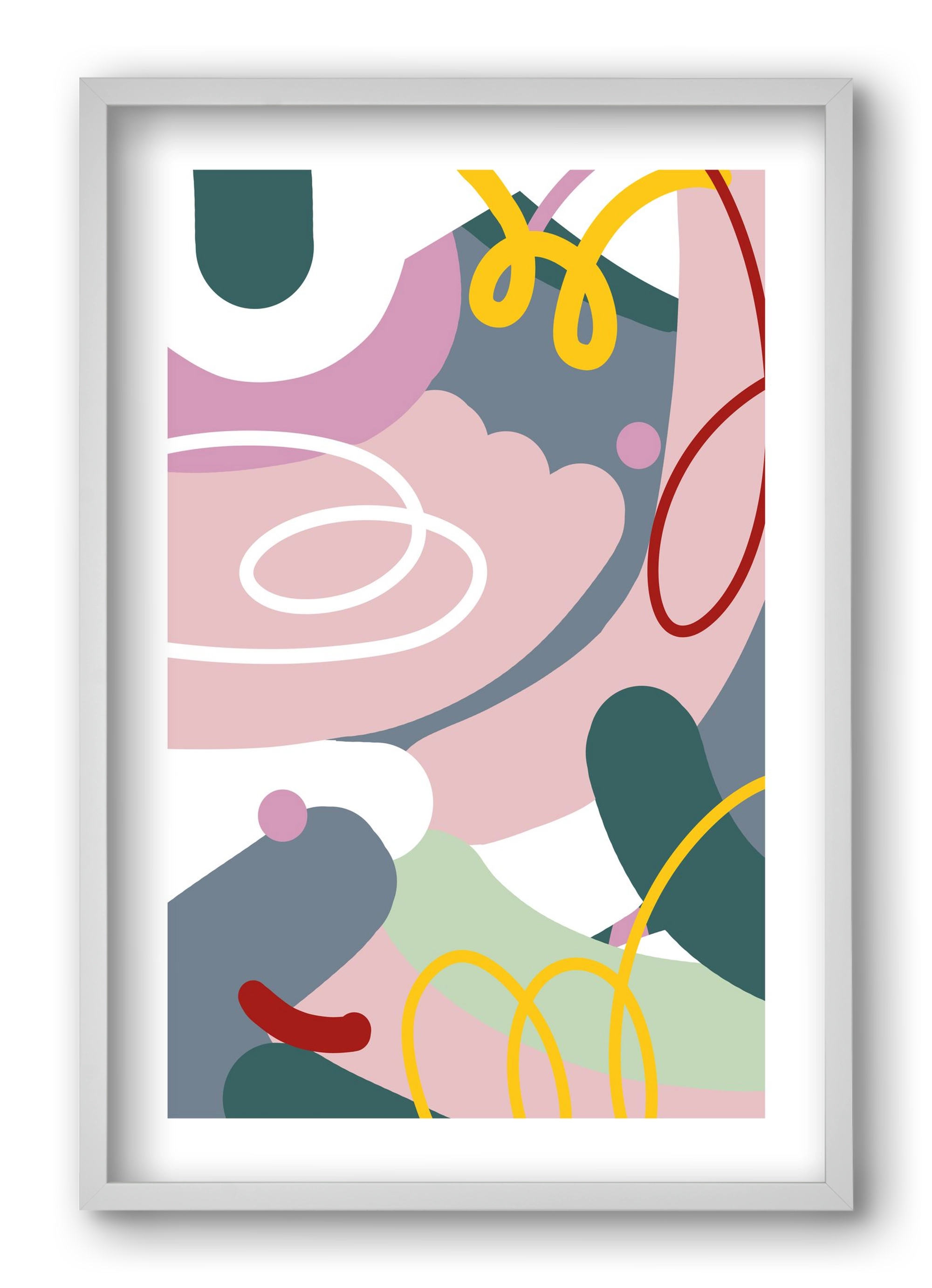 Dust bunnies, 40x60 cm (40x60 cm), Fehér keret