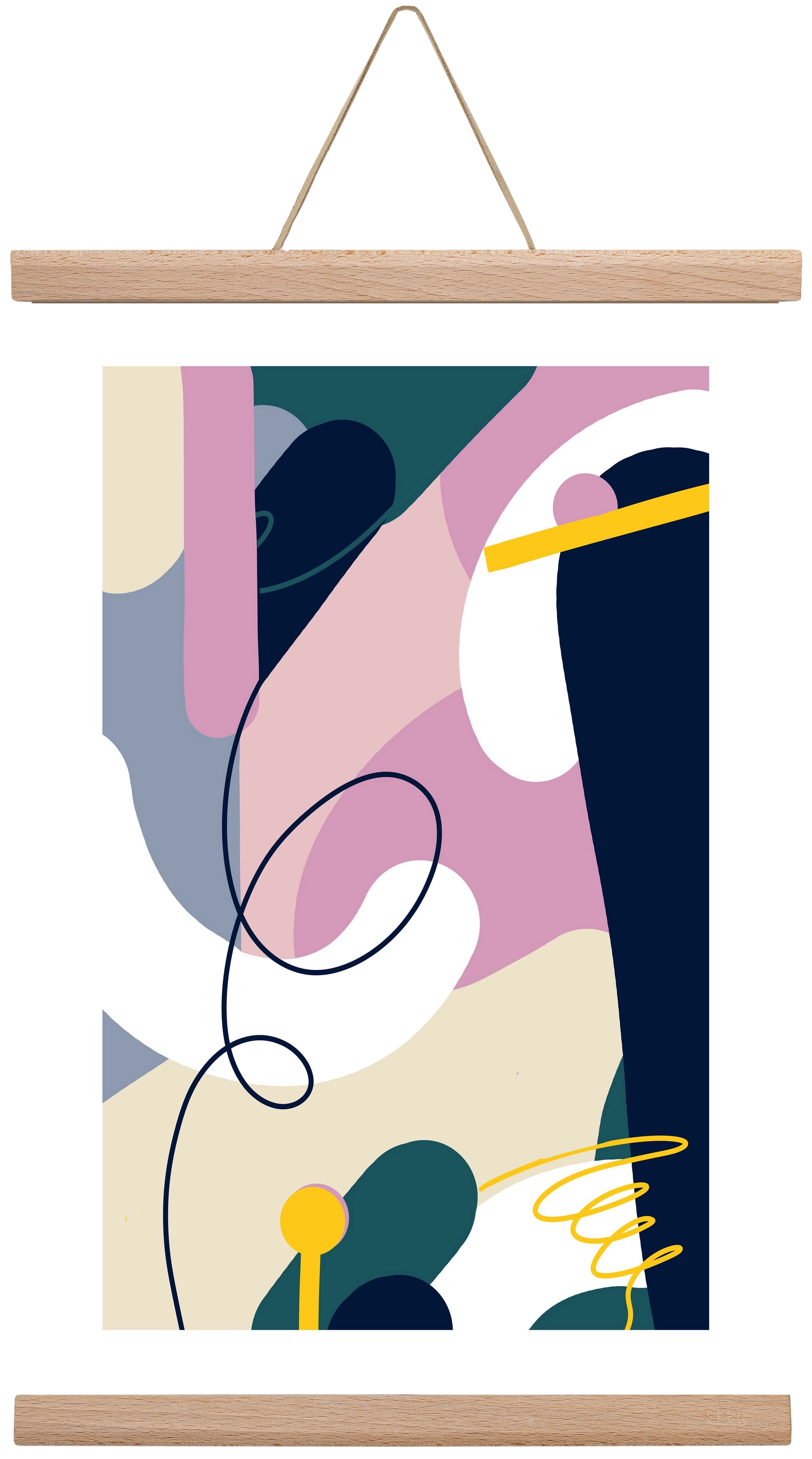 Chaos Theory, 30x45 cm (30x45 cm), Tölgy akasztó