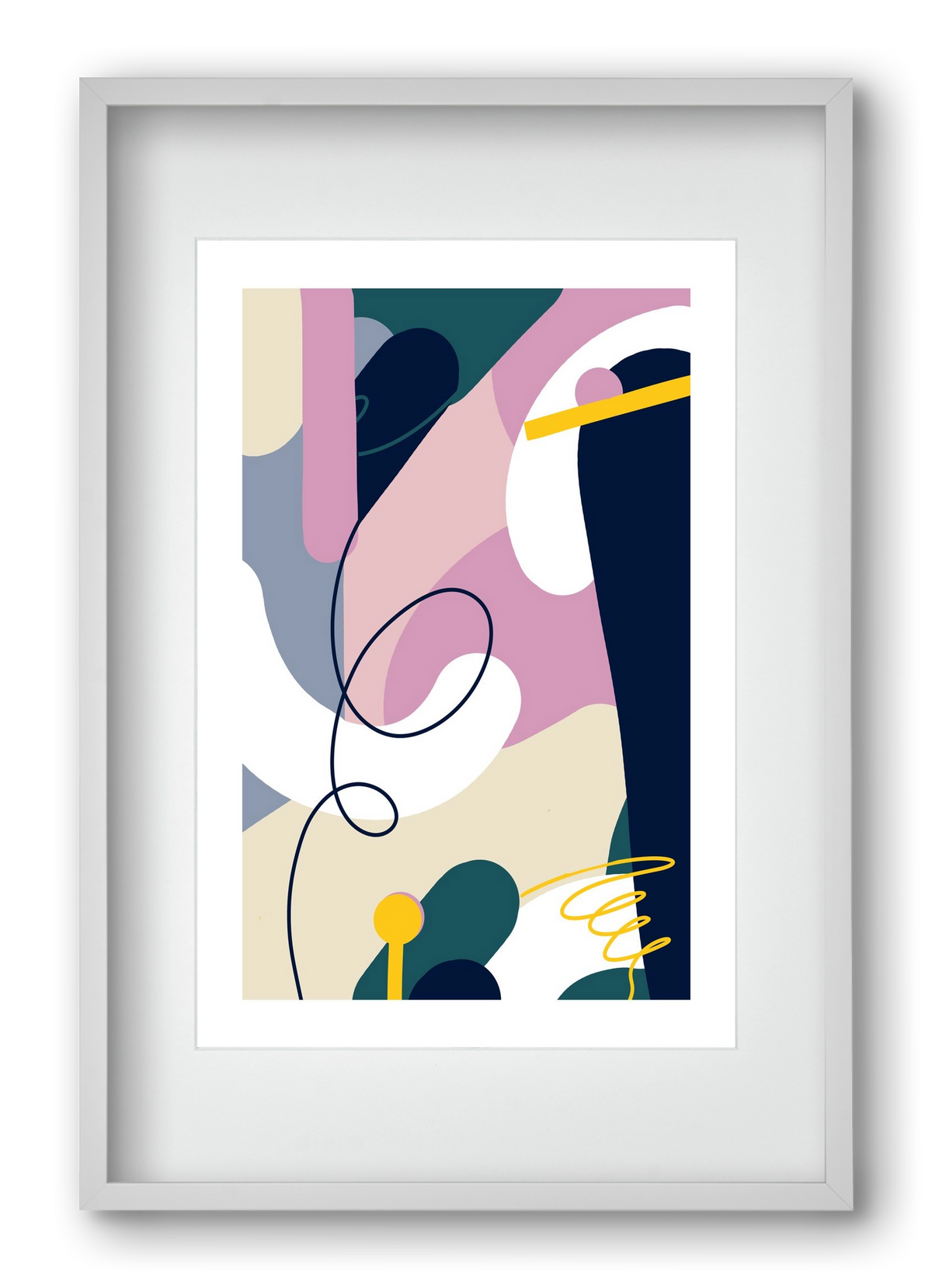 Chaos Theory, 40x60 cm (30x45 cm), Fehér keret, paszpartuval