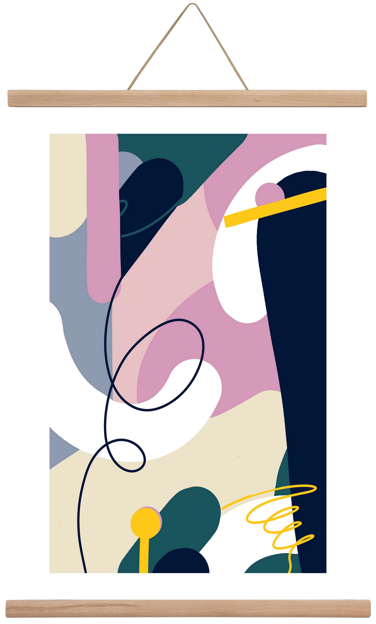 Chaos Theory, 40x60 cm (40x60 cm), Tölgy akasztó