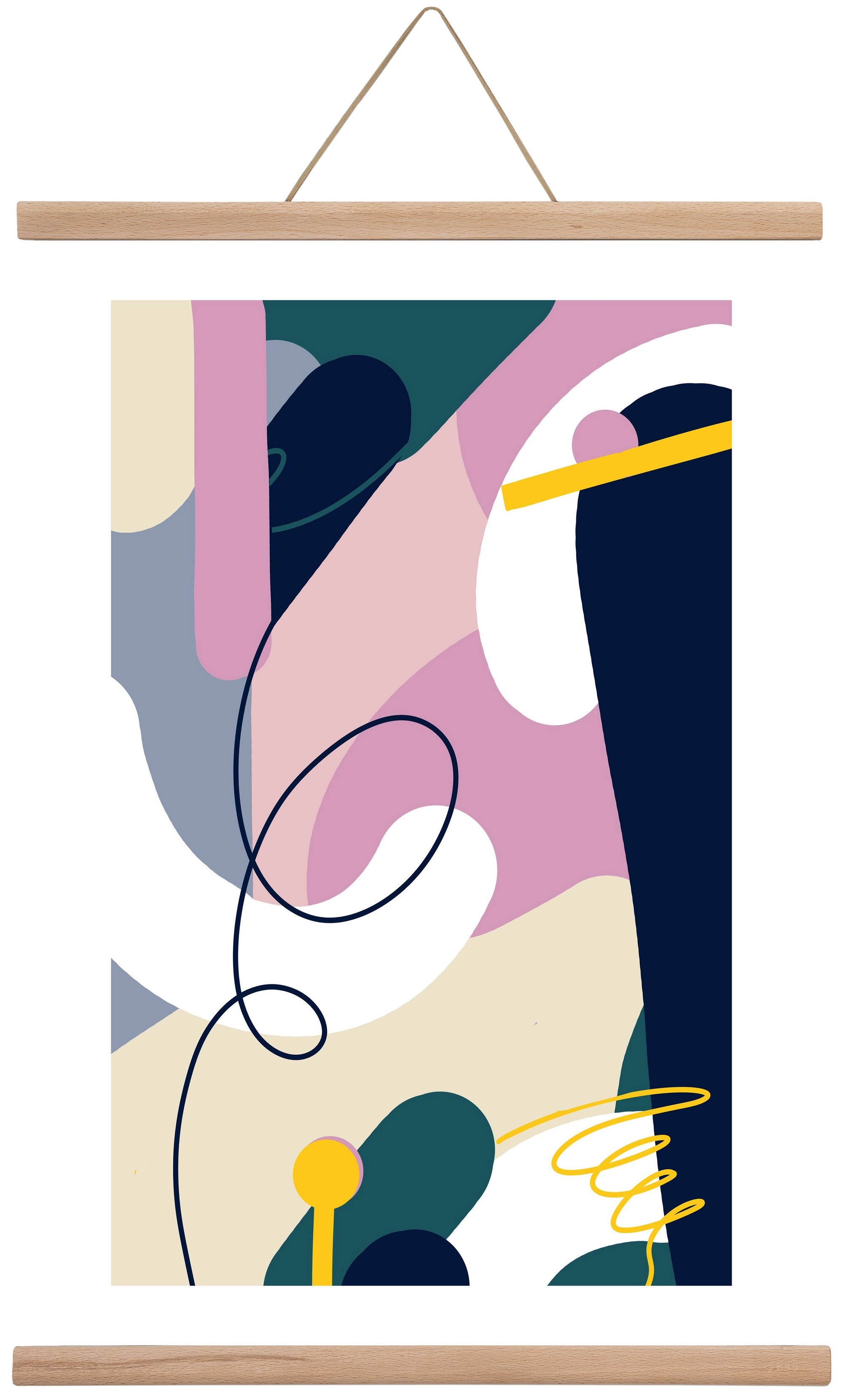 Chaos Theory, 40x60 cm (40x60 cm), Tölgy akasztó