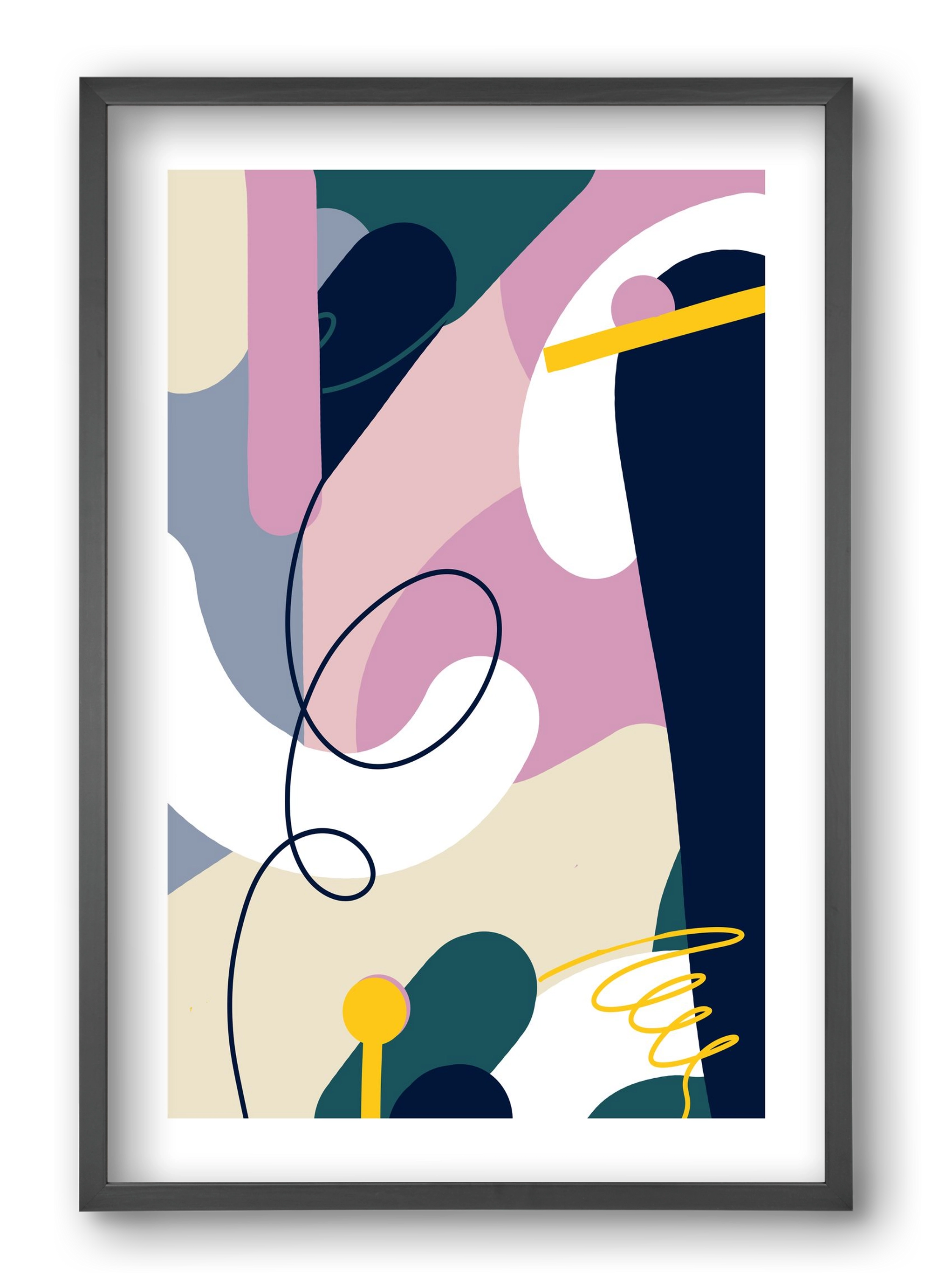 Chaos Theory, 40x60 cm (40x60 cm), Fekete keret