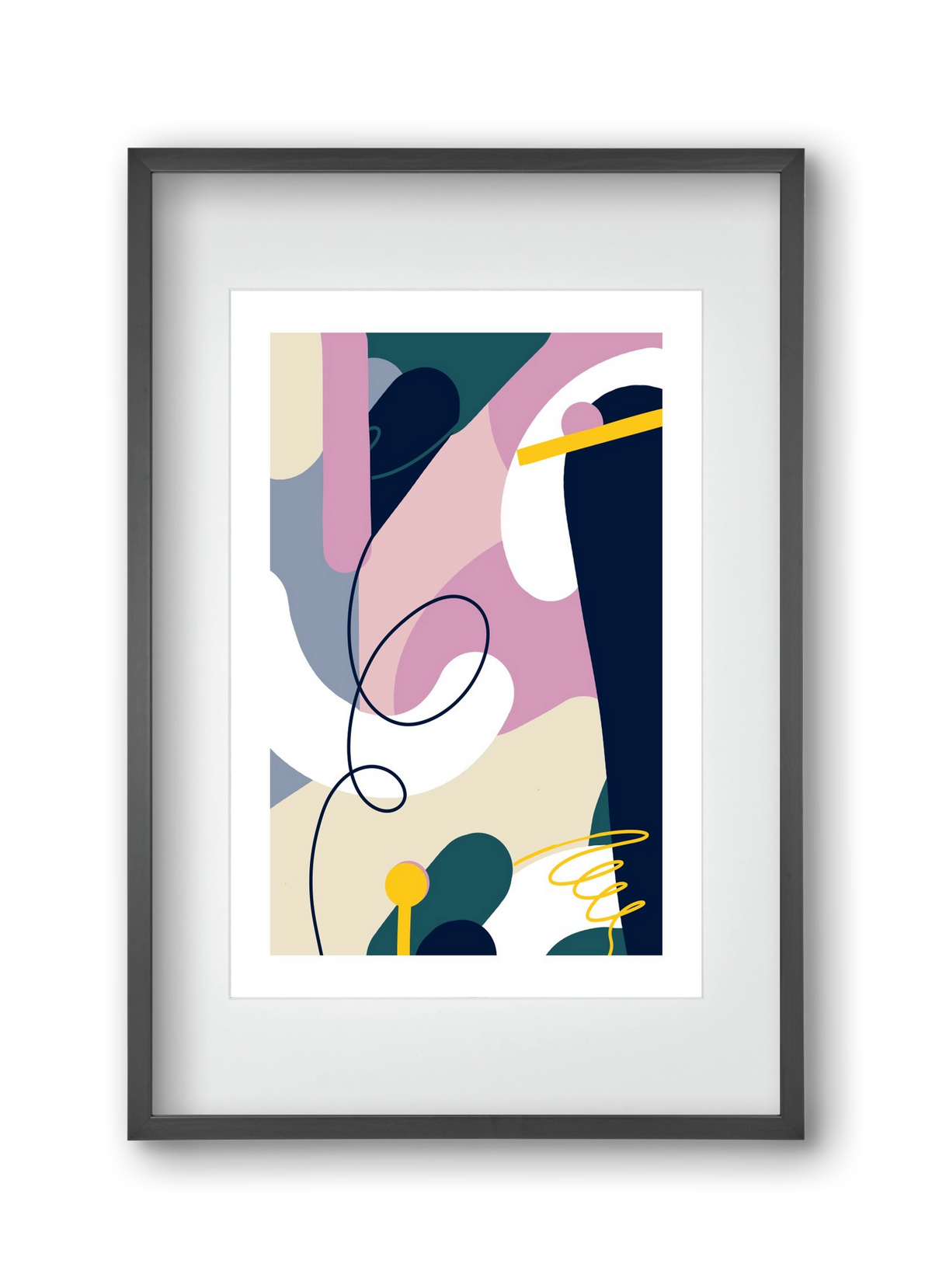 Chaos Theory, 30x45 cm (20x30 cm), Fekete keret, paszpartuval